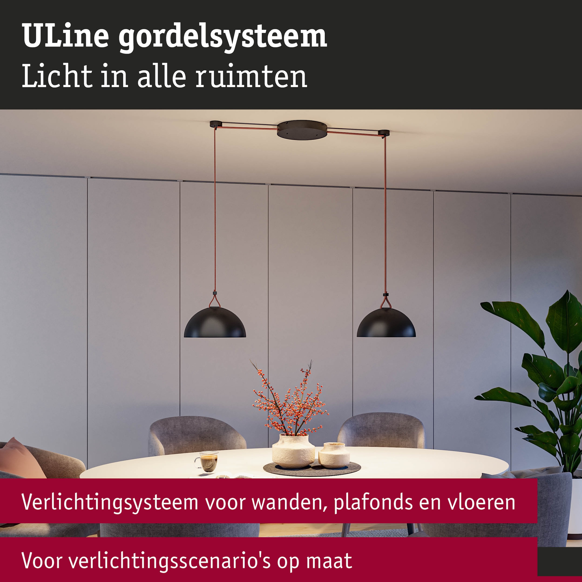 Paulmann Hängeleuchte »ULine Gurt Belt 10m«