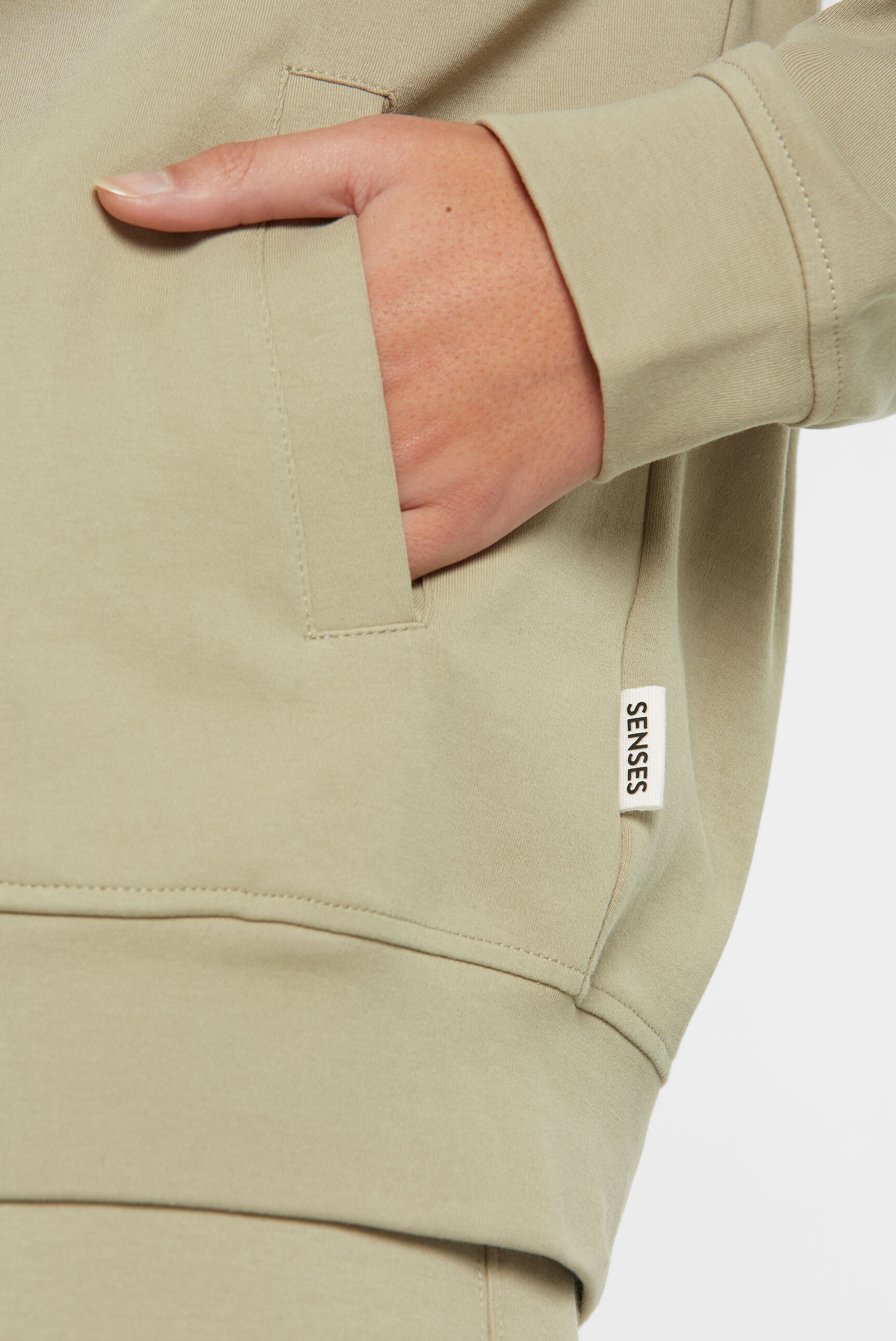 Thumbnail - SENSES.THE LABEL Kapuzensweatjacke mit Baumwolle