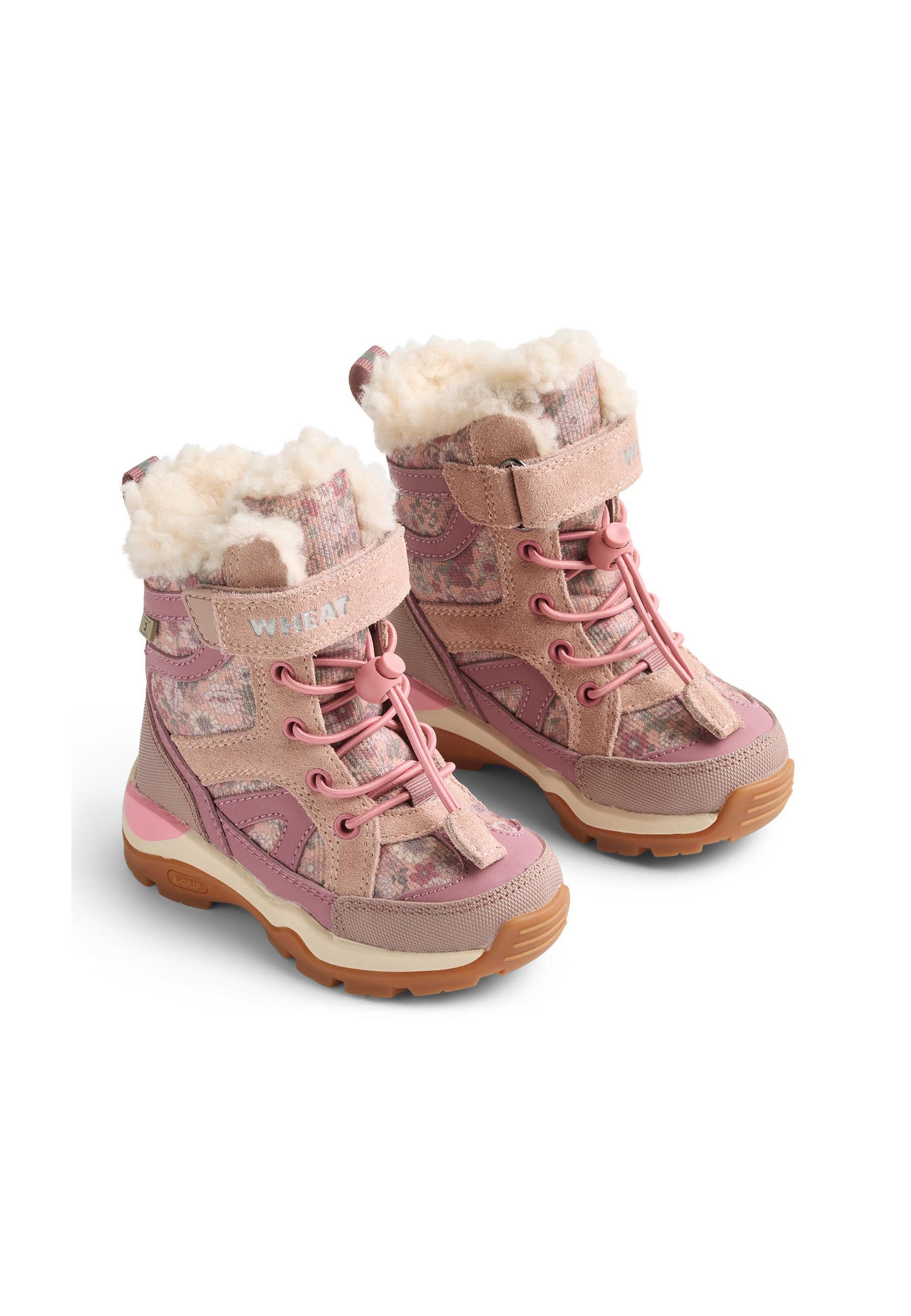 Stiefel WHEAT "WHEAT Winterboot Dixie Tex", Mädchen, Gr. 35, rose powder, Schuhe Stiefel