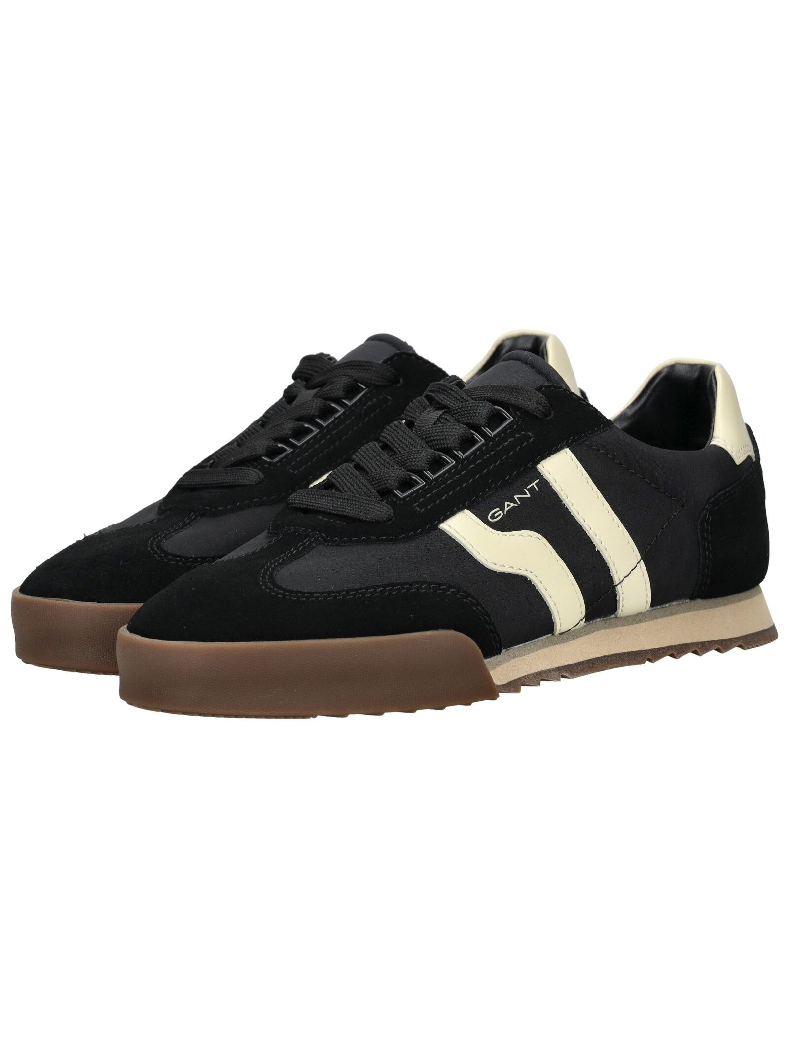 Sneaker GANT "Gant Sneaker Lederimitat/Textil", Herren, Gr. 44, schwarz, Lederimitat, Textil, Schuhe Sneaker 3