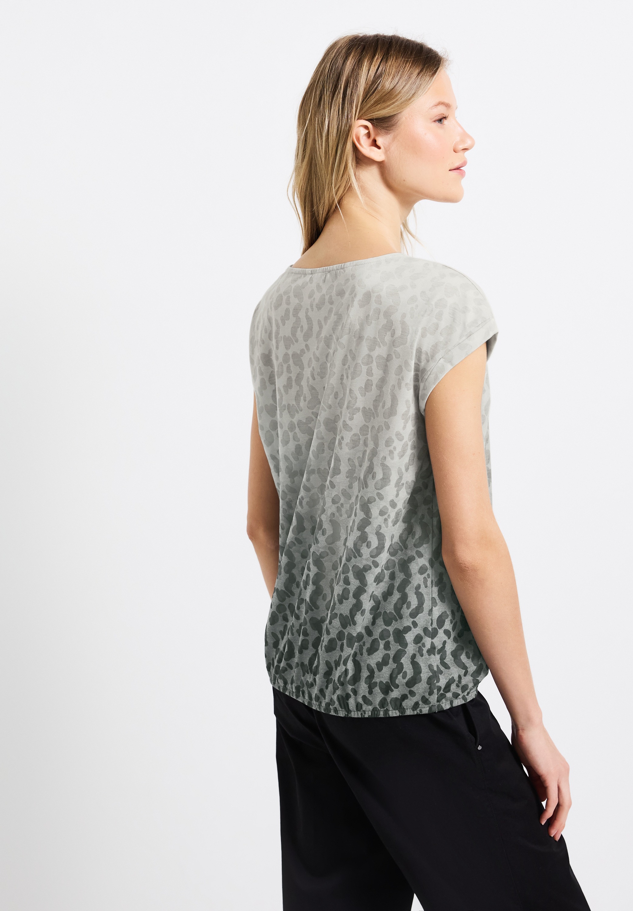 STREET ONE T-Shirt, mit Elastiksaum günstig online kaufen