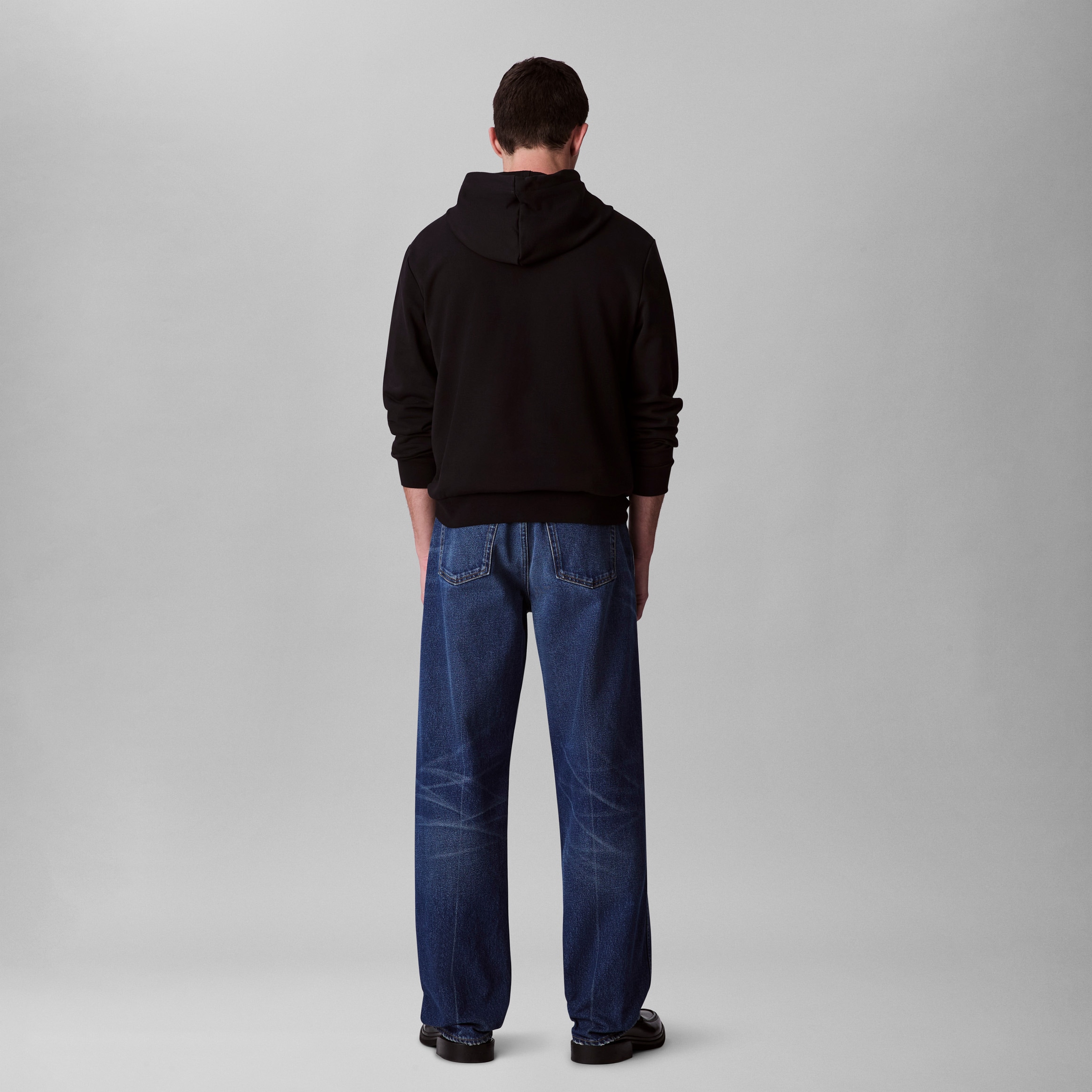 Calvin Klein Jeans Kapuzensweatshirt »400GSM TERRY MONOLOGO HOODIE«, Mit Rundhalsausschnitt