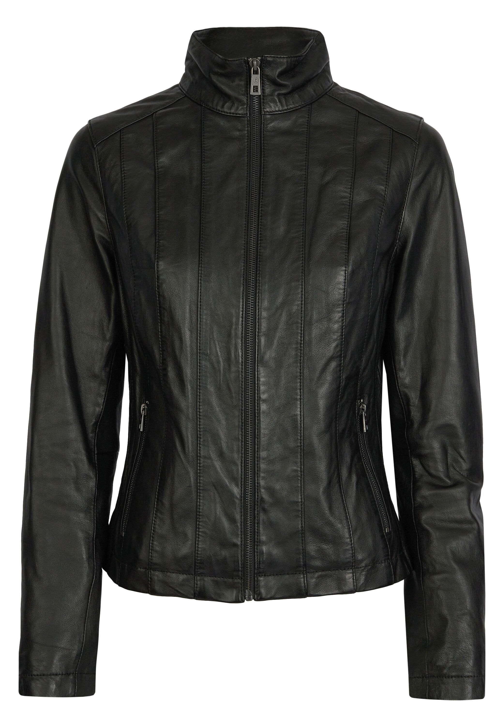 bugatti Lederjacke "BULady-140" ohne Kapuze aus hochwertigem Leder