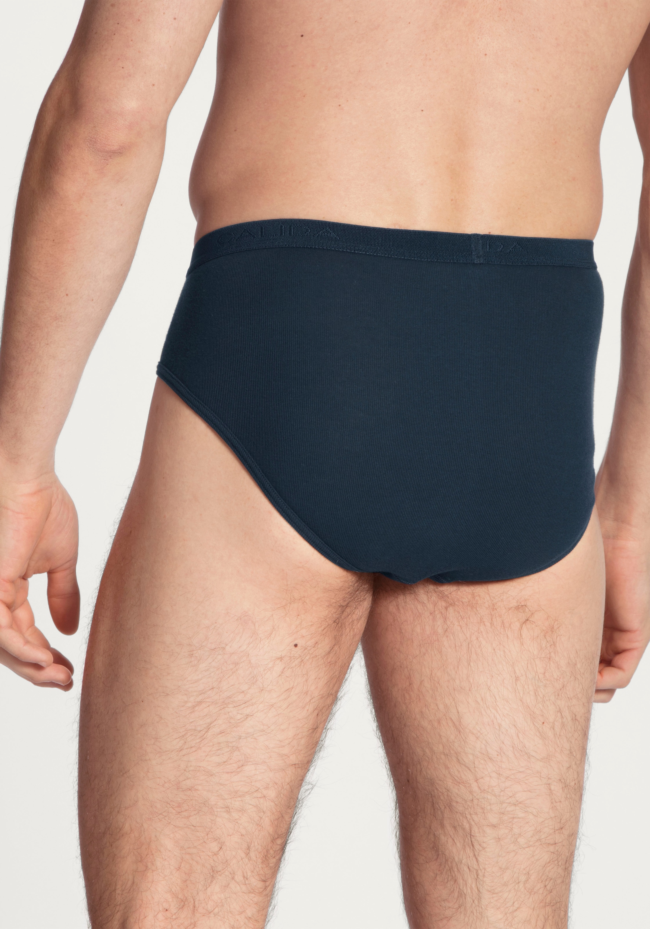 CALIDA Midislip »Cotton 1:1«, mit Softgummi-Logobund