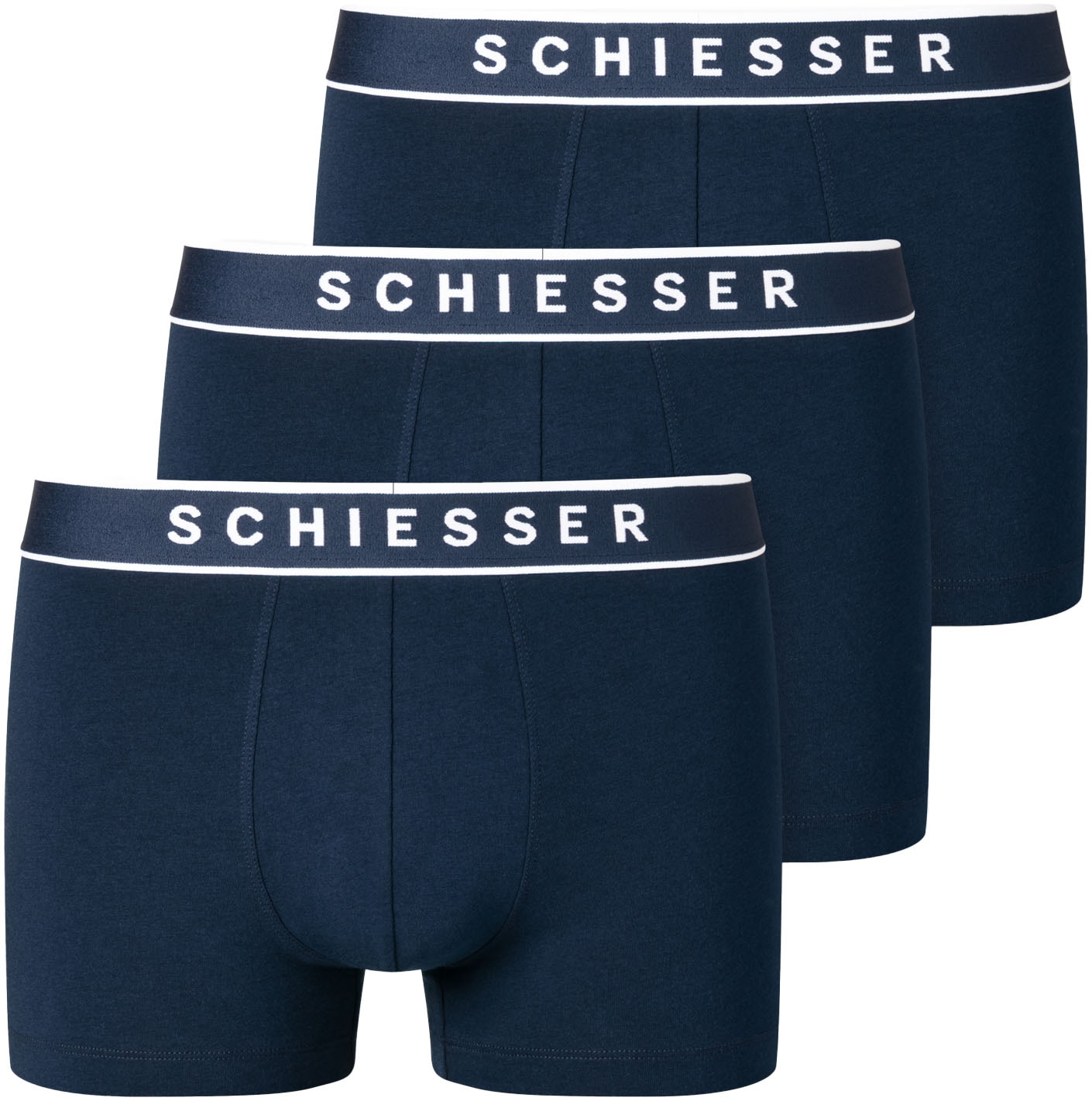 Schiesser Boxer »"95/5"«, (3er-Pack), mit sportlichem Webgummibund