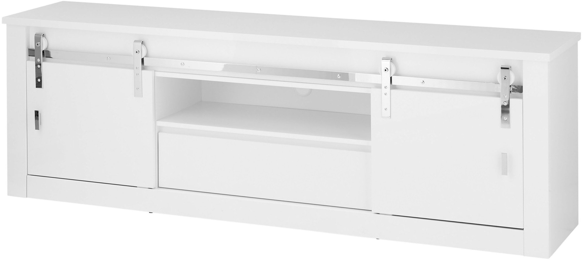 Home affaire Lowboard "Daytona, moderner TV-Unterschrank, Kommode in Weiß H günstig online kaufen