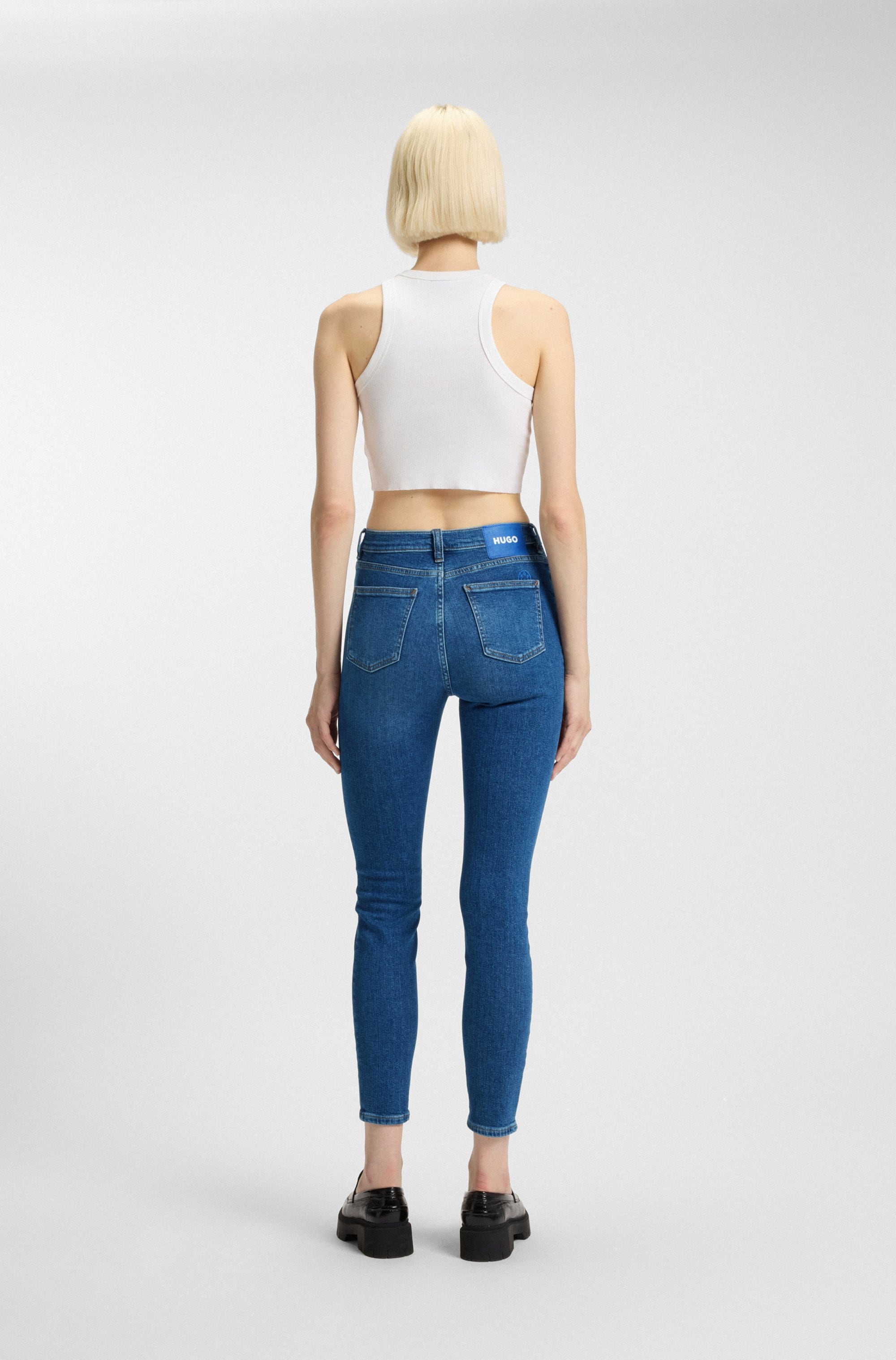 HUGO Blue Skinny-fit-Jeans »Malu«, Skinny Fit mit mittlerer Leibhöhe