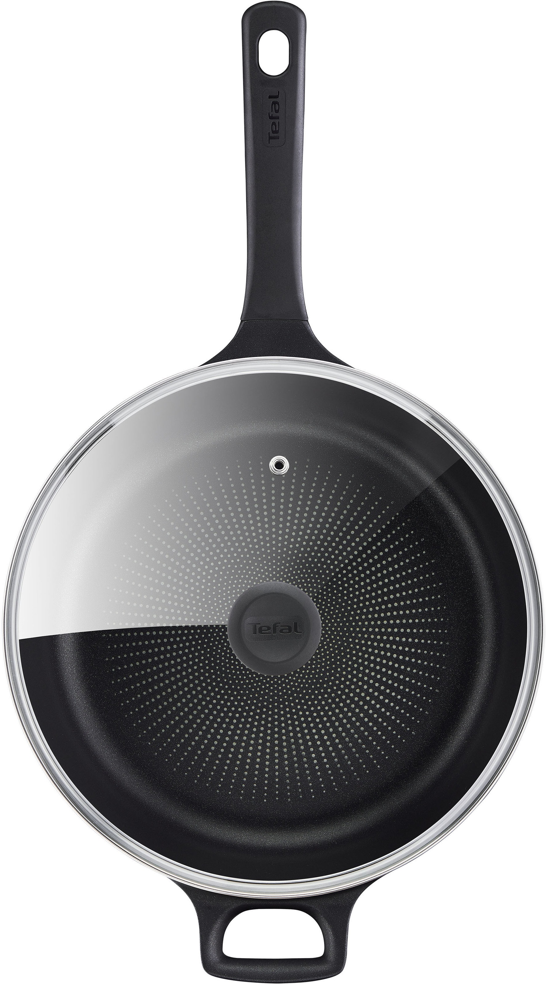 Tefal Schmorpfanne "Trattoria Pro" Aluminiumguss Robust, Antihaftversiegelung,Temperaturanzeiger, 28 cm, Induktion