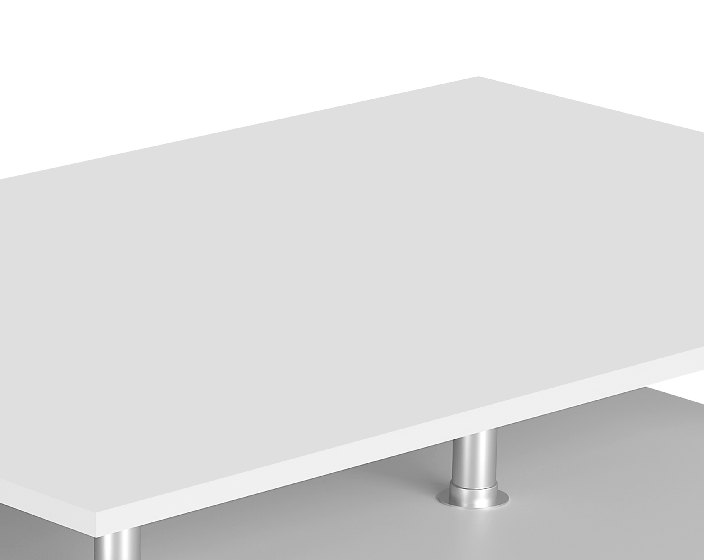 Couchtisch VCM "Holz Sofatisch Couchtisch Wohnzimmertisch Maliso L", weiß, B:90cm T:60cm, Tische, Couchtisch 2
