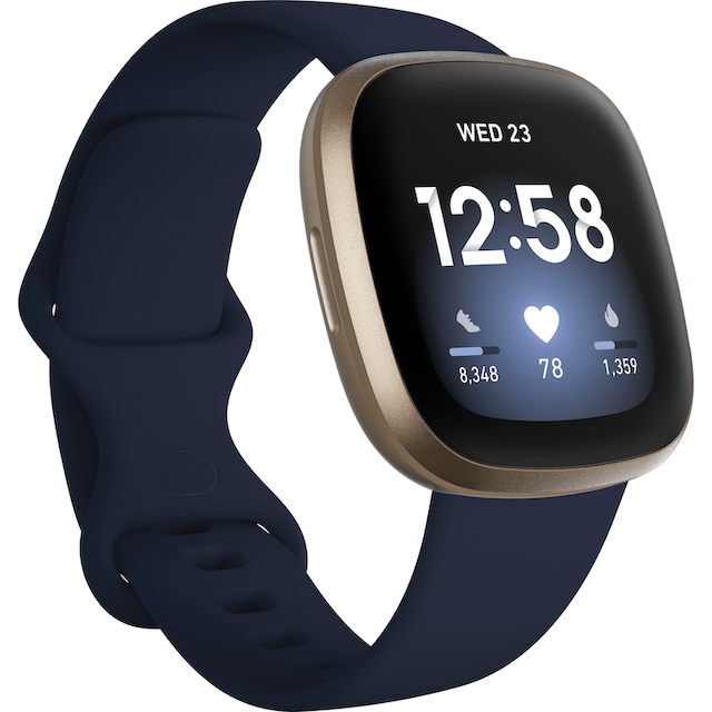 fitbit by Google Smartwatch »Versa 3«, (FitbitOS5) | BAUR