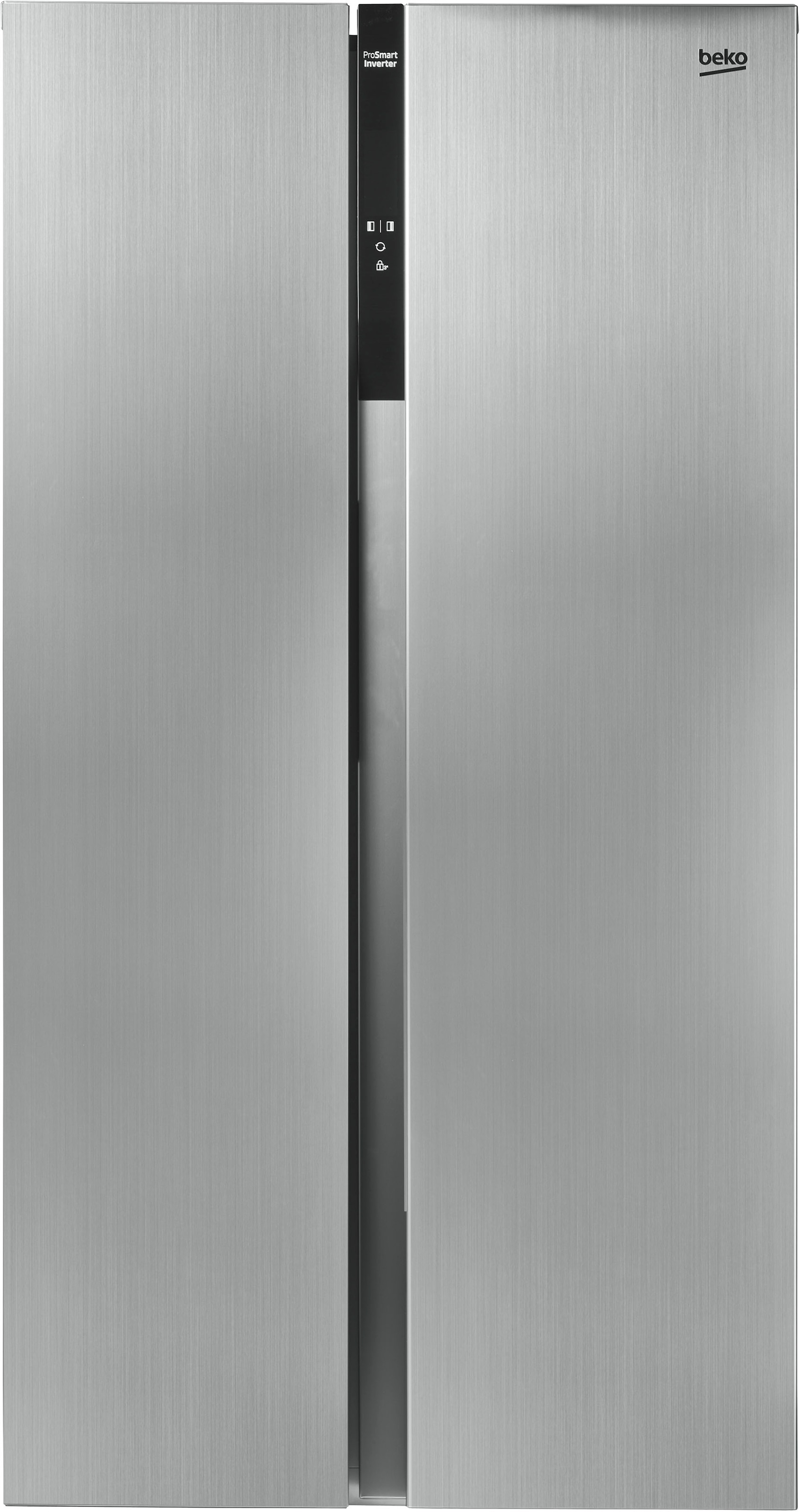 BEKO Side-by-Side »GNO5322XPN 8996313200«, GNO5322XPN 8996313200, 177 cm hoch, 90 cm breit