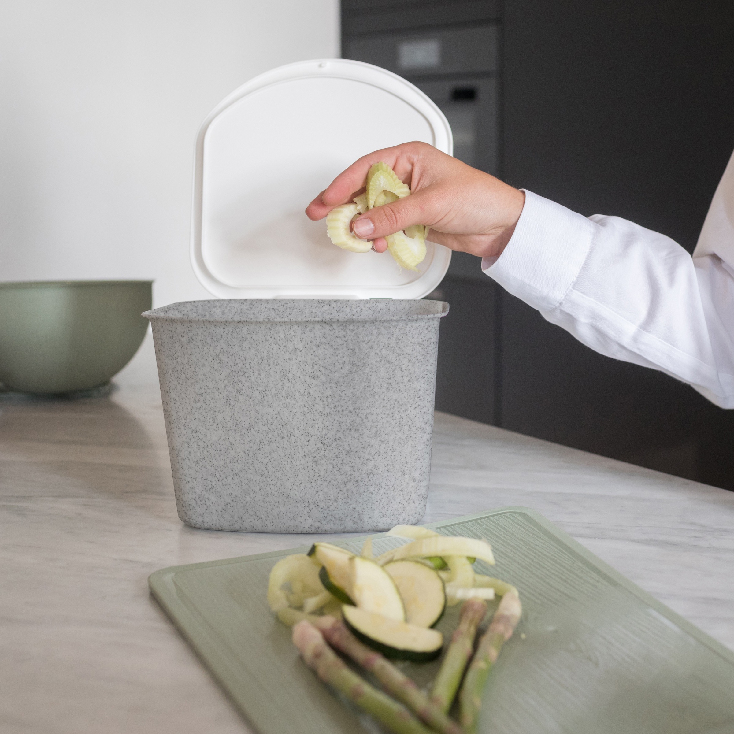 KOZIOL Biomülleimer »BIBO«, 1 Behälter, 100% recycelbar. Melaminfrei, made in Germany