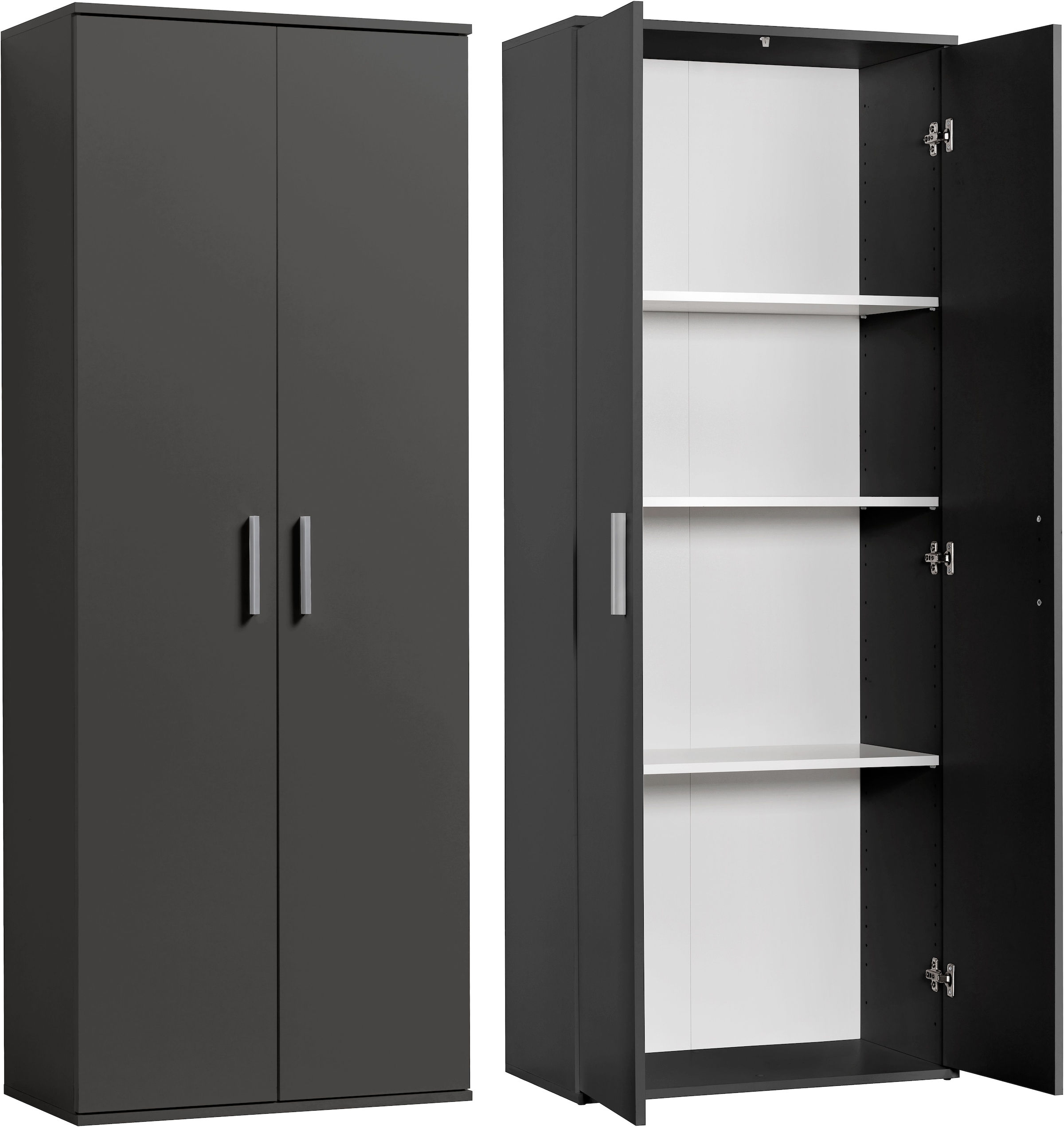 Procontour Mehrzweckschrank »Schrank Clara TOPSELLER!«, (OTTOs Choice), Höhe 167cm mit variabel verstellbaren Einlegeböden