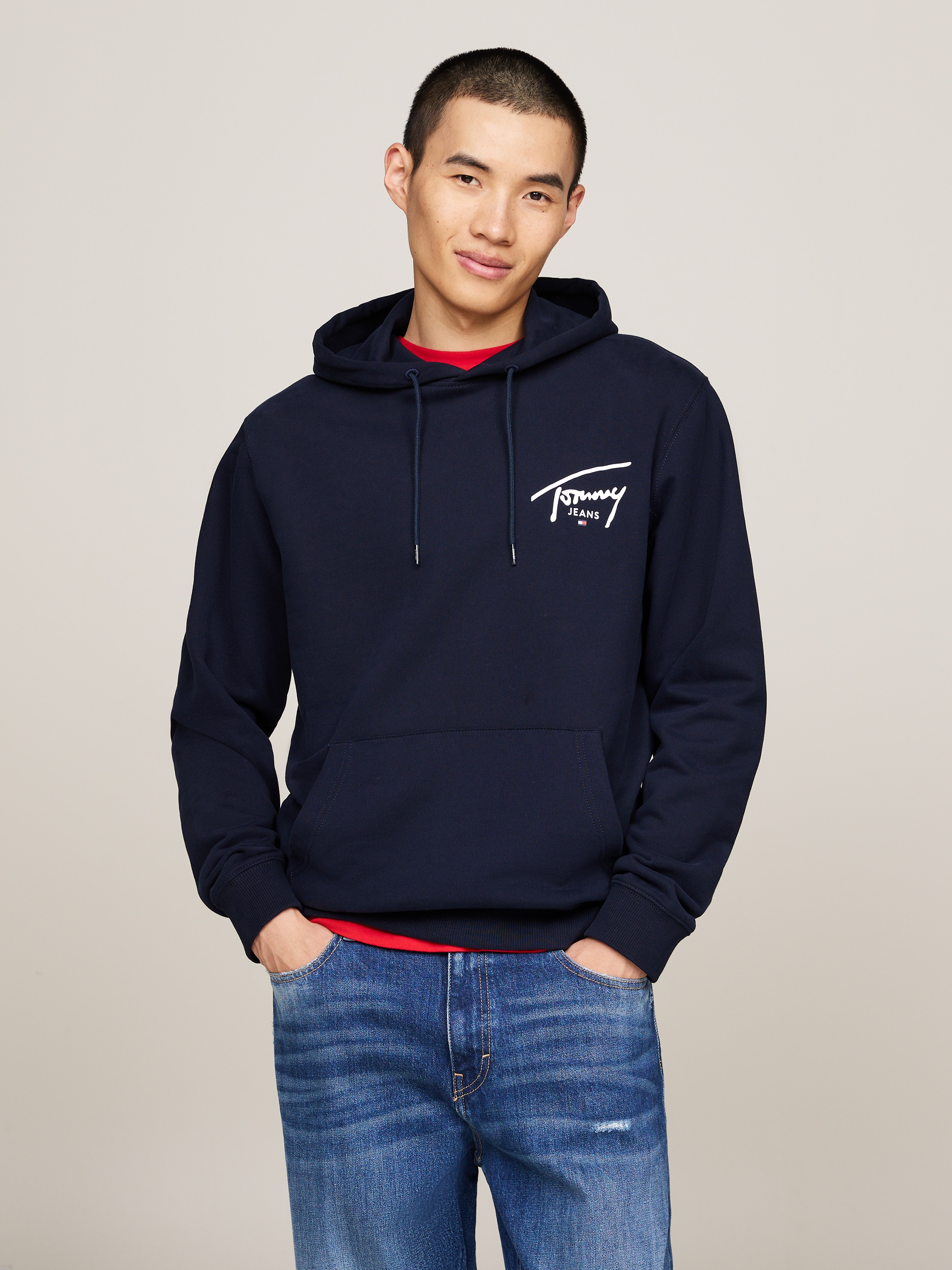 Tommy Jeans Kapuzensweatshirt "TJM REG ENTRY GRAPHIC HOODIE EXT", mit Logoschriftzug