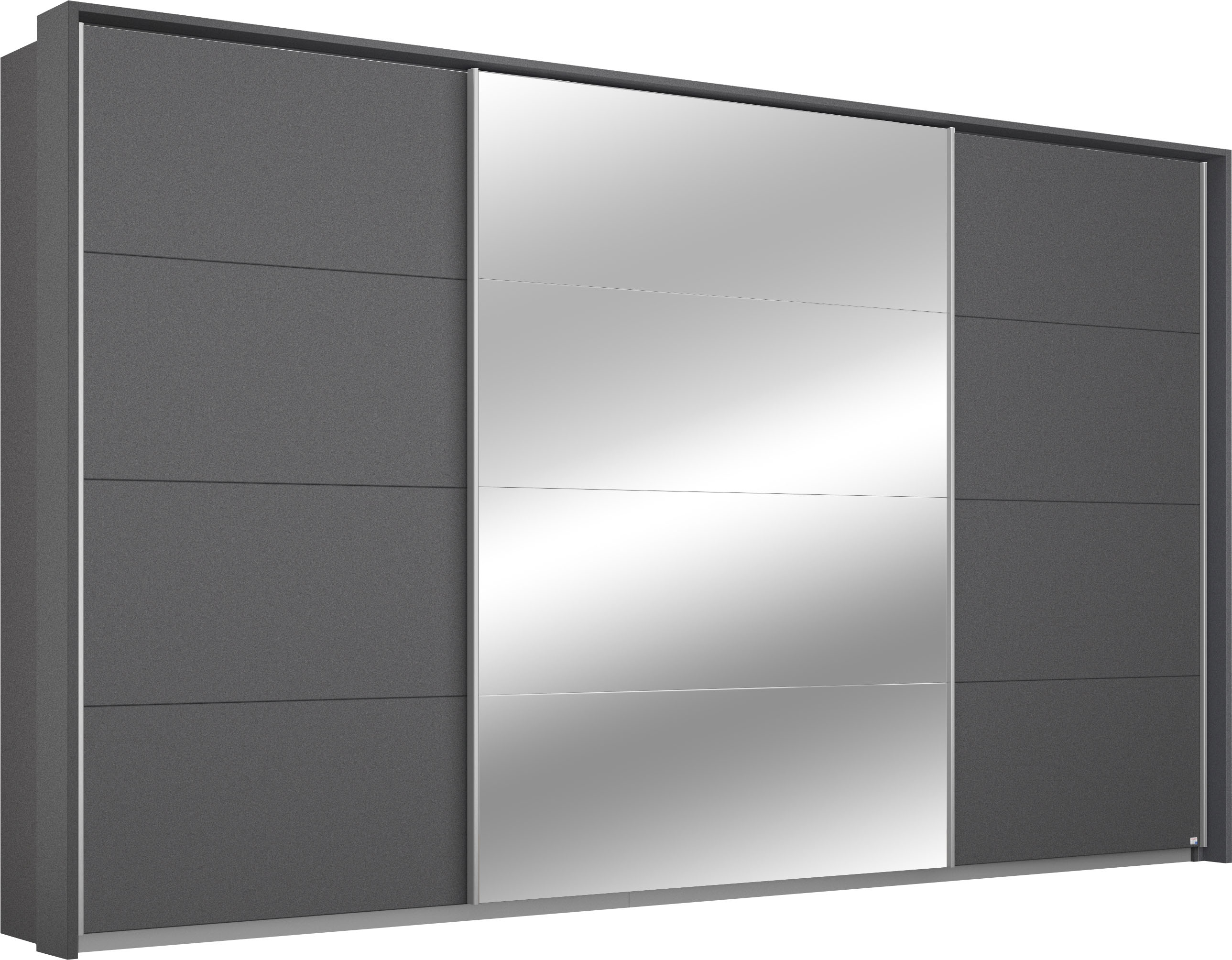 OTTO home Kleiderschrank "Mehrzweckschrank Aktenschrank Möbel Mietswohnung Schlafzimmer CORTONA" erhältlich in Breite 211/278/323/368 cm, Höhe: 214/233 cm, inkl. Passepartout und Zubehör, optionale Beleuchtung MADE IN GERMANY