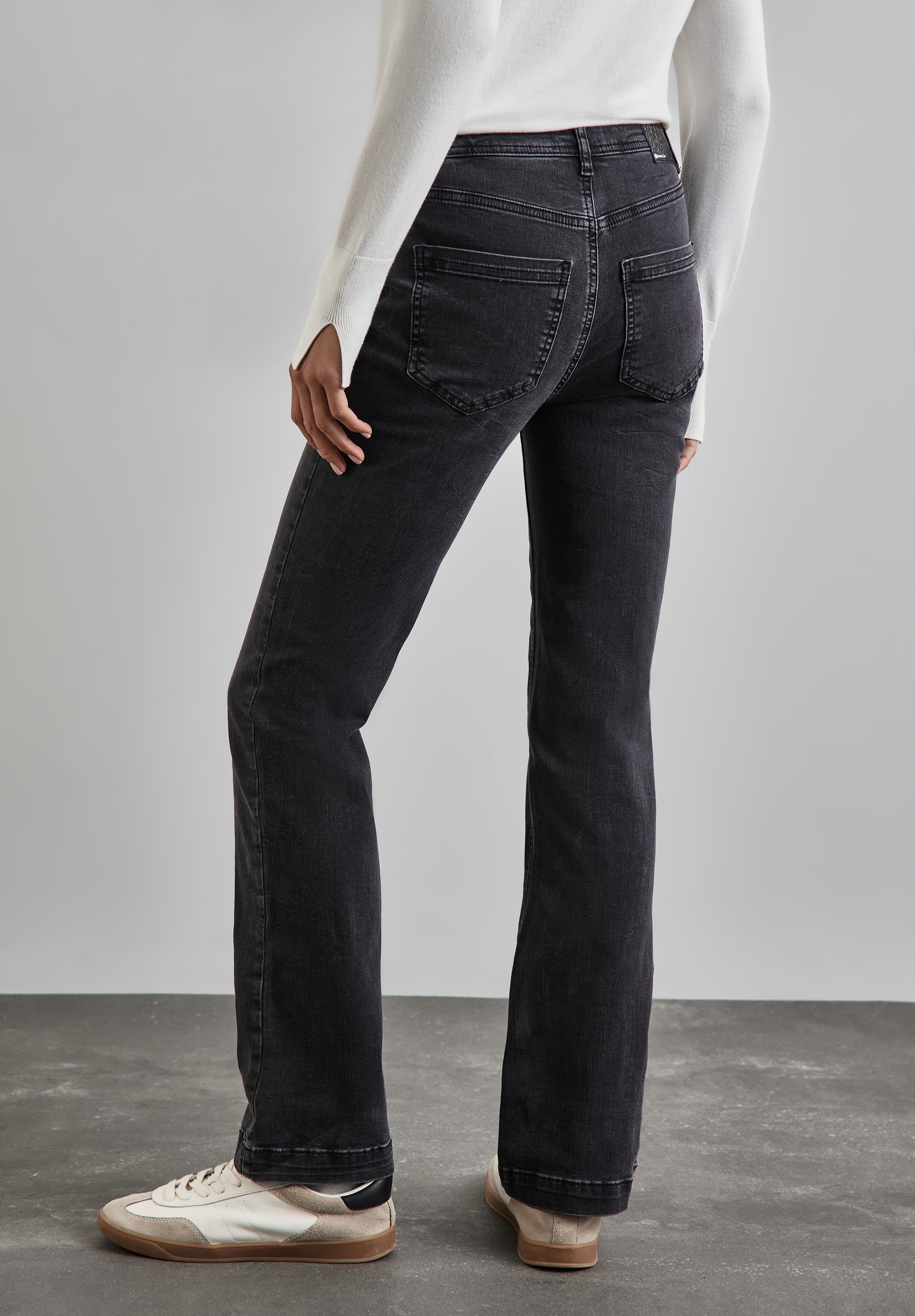 Bootcut-Jeans, High Waist