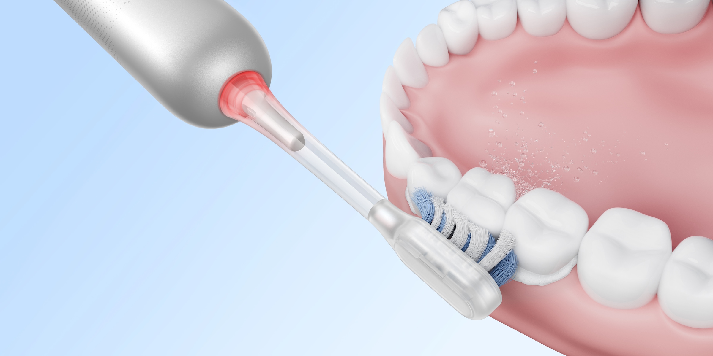 Mova Elektrische Zahnbürste »MOVA Fresh Pro 3DClean™ Electric Toothbrush with App«, 2 St. Aufsteckbürsten, Akku hält 30 Tage, Intuitive Druckerkennung, App- und Bluetooth-fähig