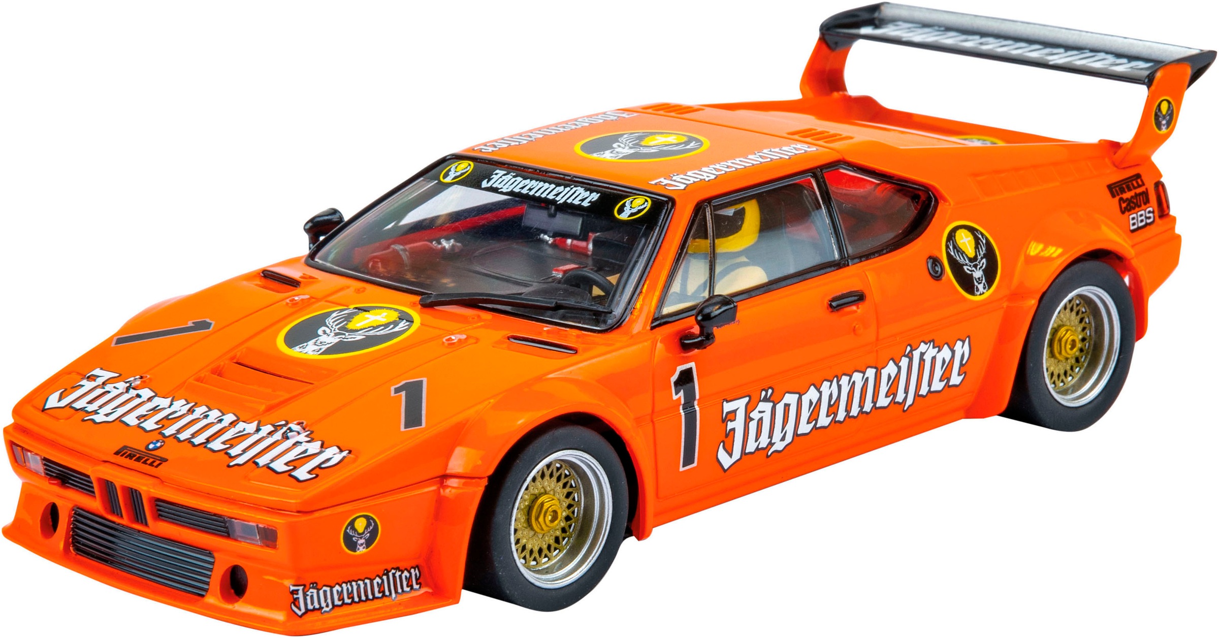 Carrera® Rennbahn-Auto »BMW M1 Procar "Jägermeister Racing Team, No.1"«, Maßstab 1:24; mit Lichteffekt
