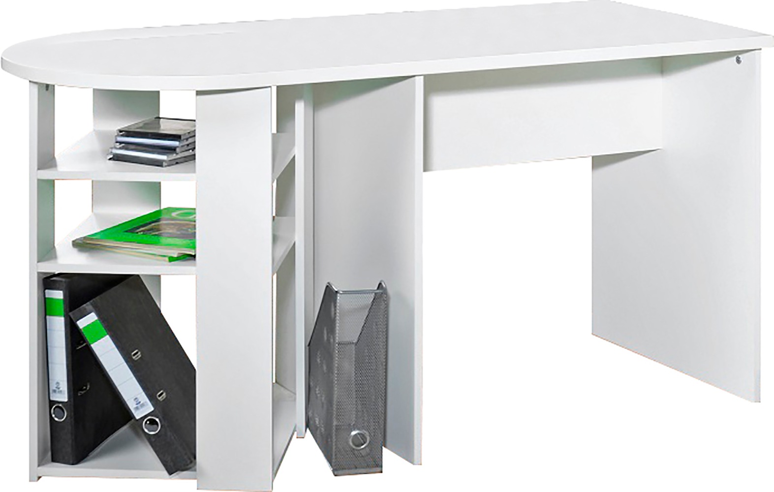 Thumbnail - VOGL Möbelfabrik Schreibtisch frei im Raum aufstellbar, Breite 135 cm, Made in Germany