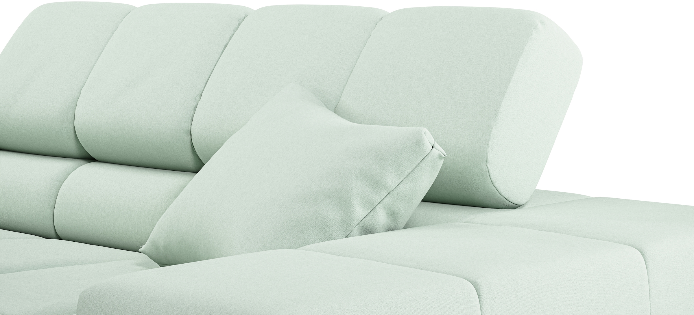 INOSIGN Ecksofa »Ancona incl. Kopfteilverstellung, OTTOs Choice, Breite 319cm, L-Form«, wahlweise motorische Sitztiefenverstellung, auch in Cord + Easy Care