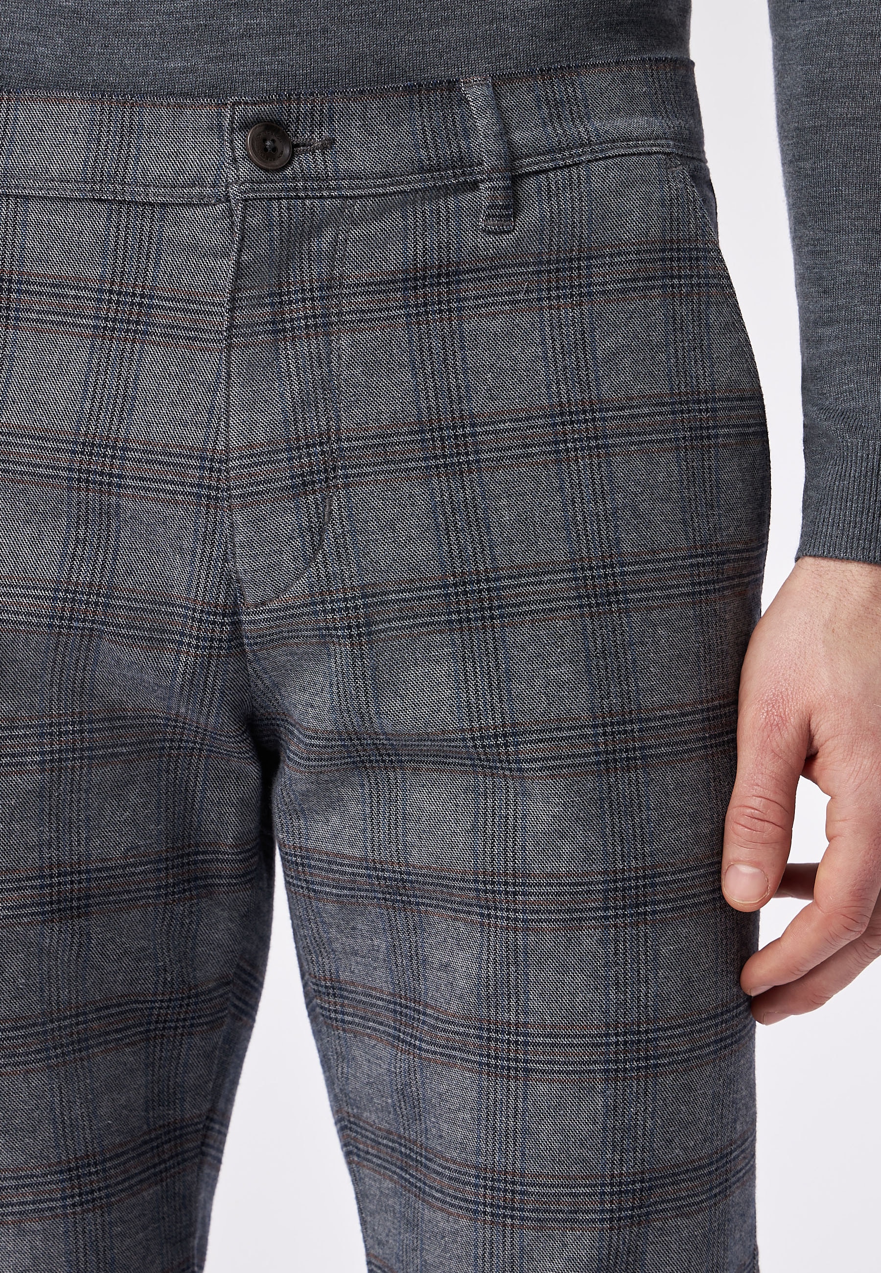 Roy Robson Stoffhose »Mit Karomuster«