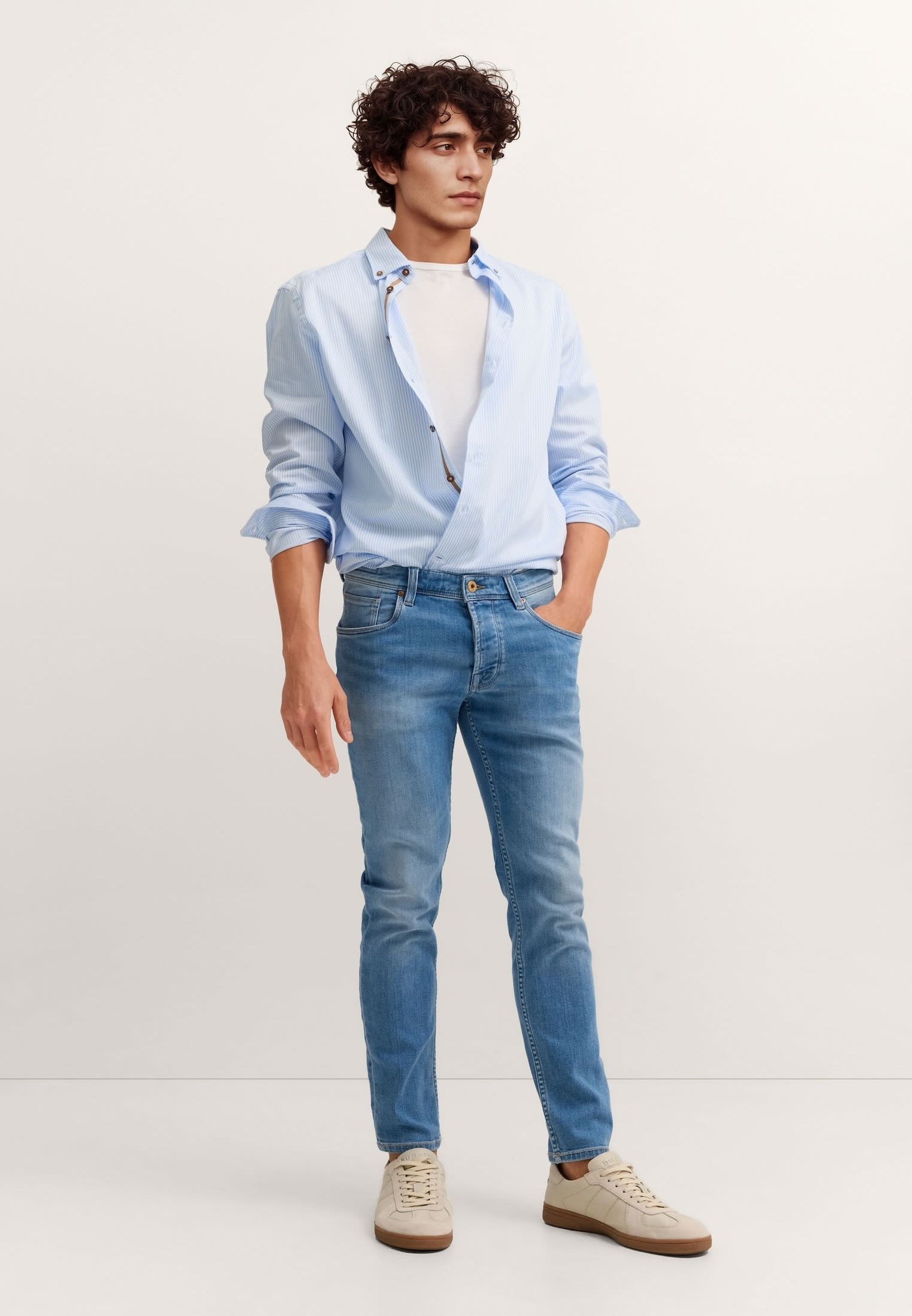 Thumbnail - bugatti 5-Pocket-Jeans "Slim Fit" italian premium denim fabric