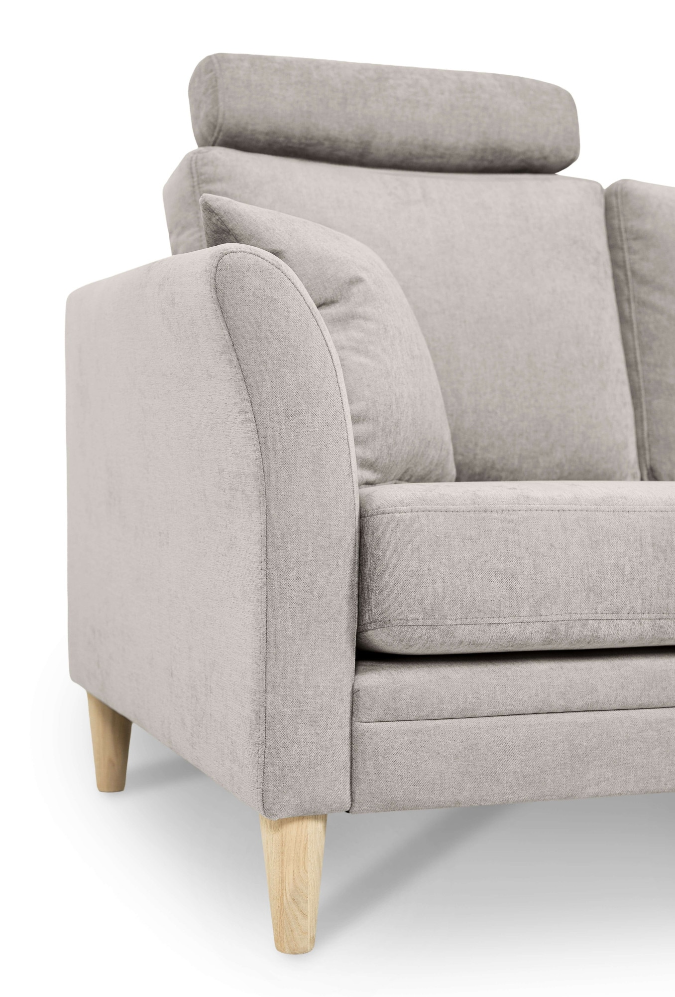 OTTO home Sofa-Kopfstütze "Arellano" ideale Ergänzung zum Sofa, Webstoff fein, Chenille