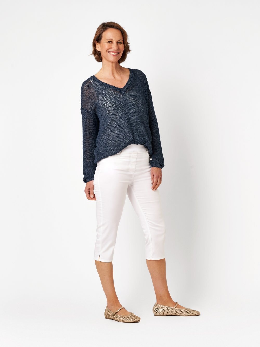 Relaxed Caprihose »My Darling Capri«  mit Jerseybund