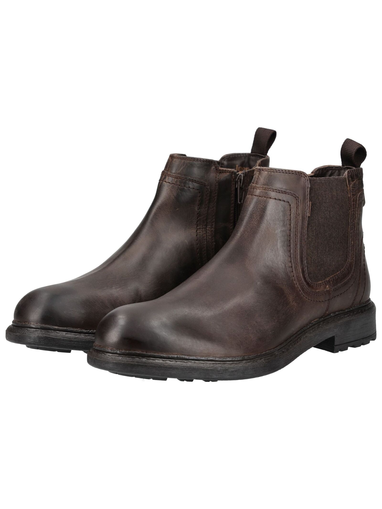 Jeep Stiefelette »Jeep Stiefelette Leder/Textil«