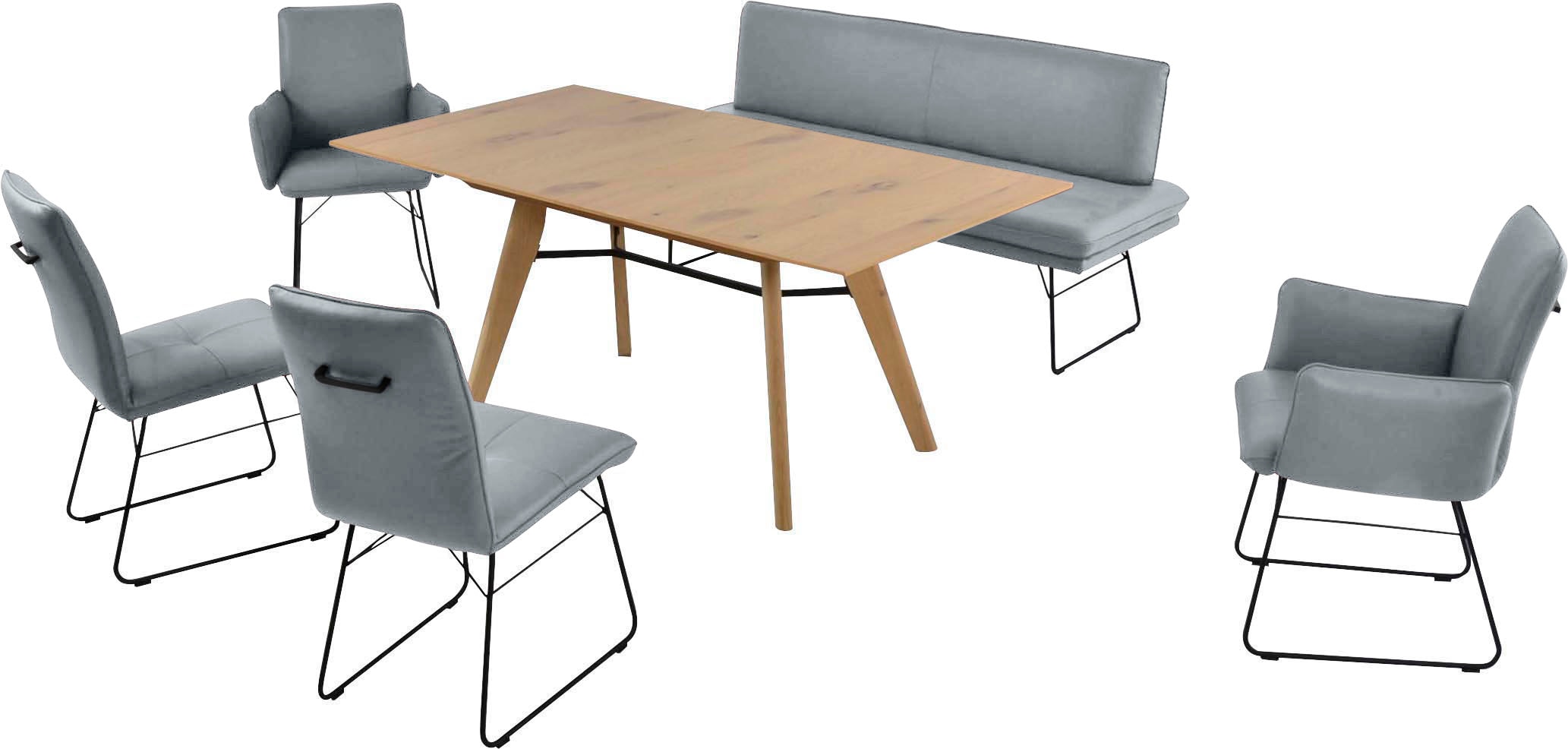 K+W Komfort & Wohnen Essgruppe "Giacomo IV" 6 Stk. tlg. Polsterbank in 2 Gr günstig online kaufen