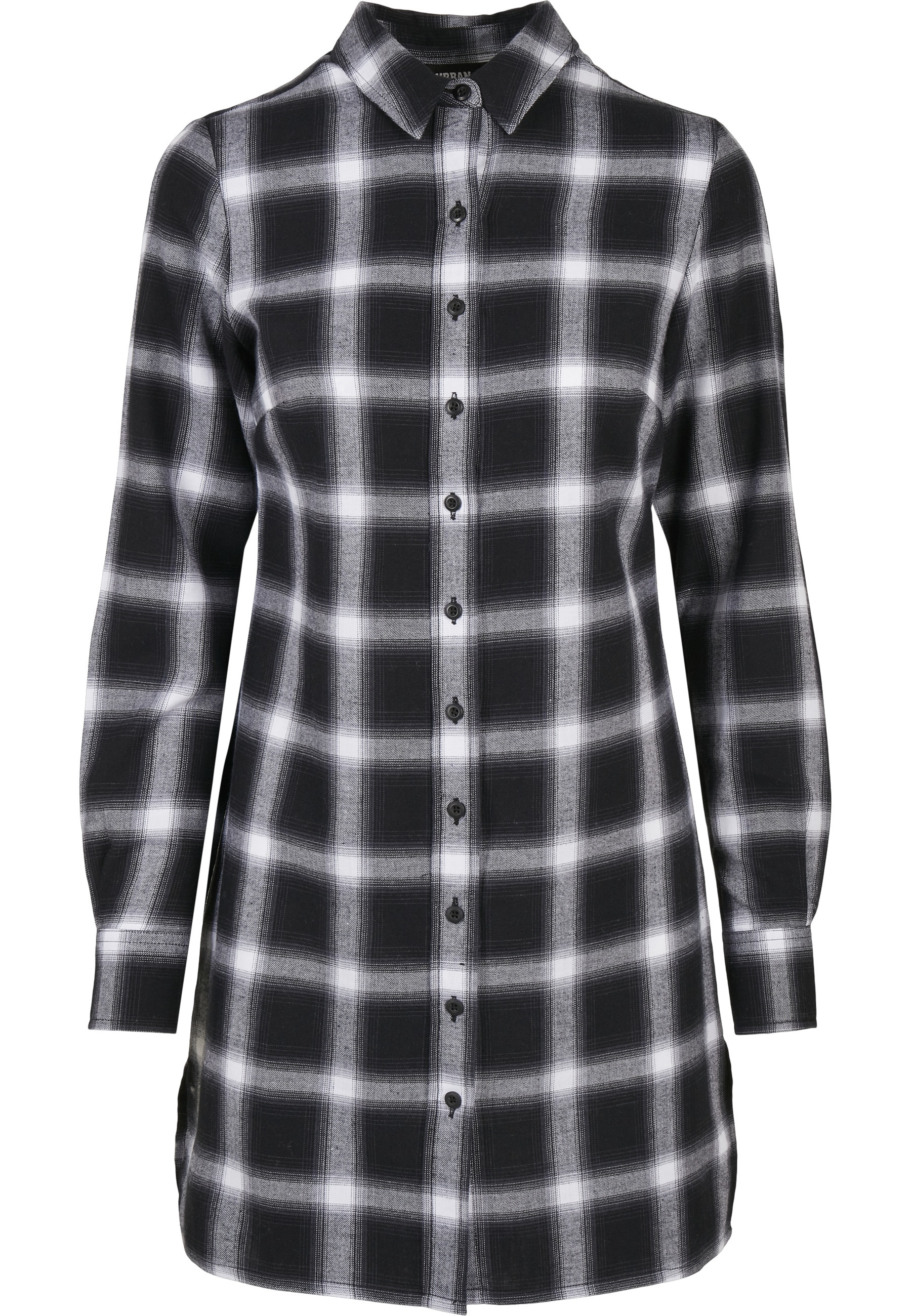 URBAN CLASSICS Shirtkleid "Urban Classics Damen Ladies Cotton Check Shirt D günstig online kaufen