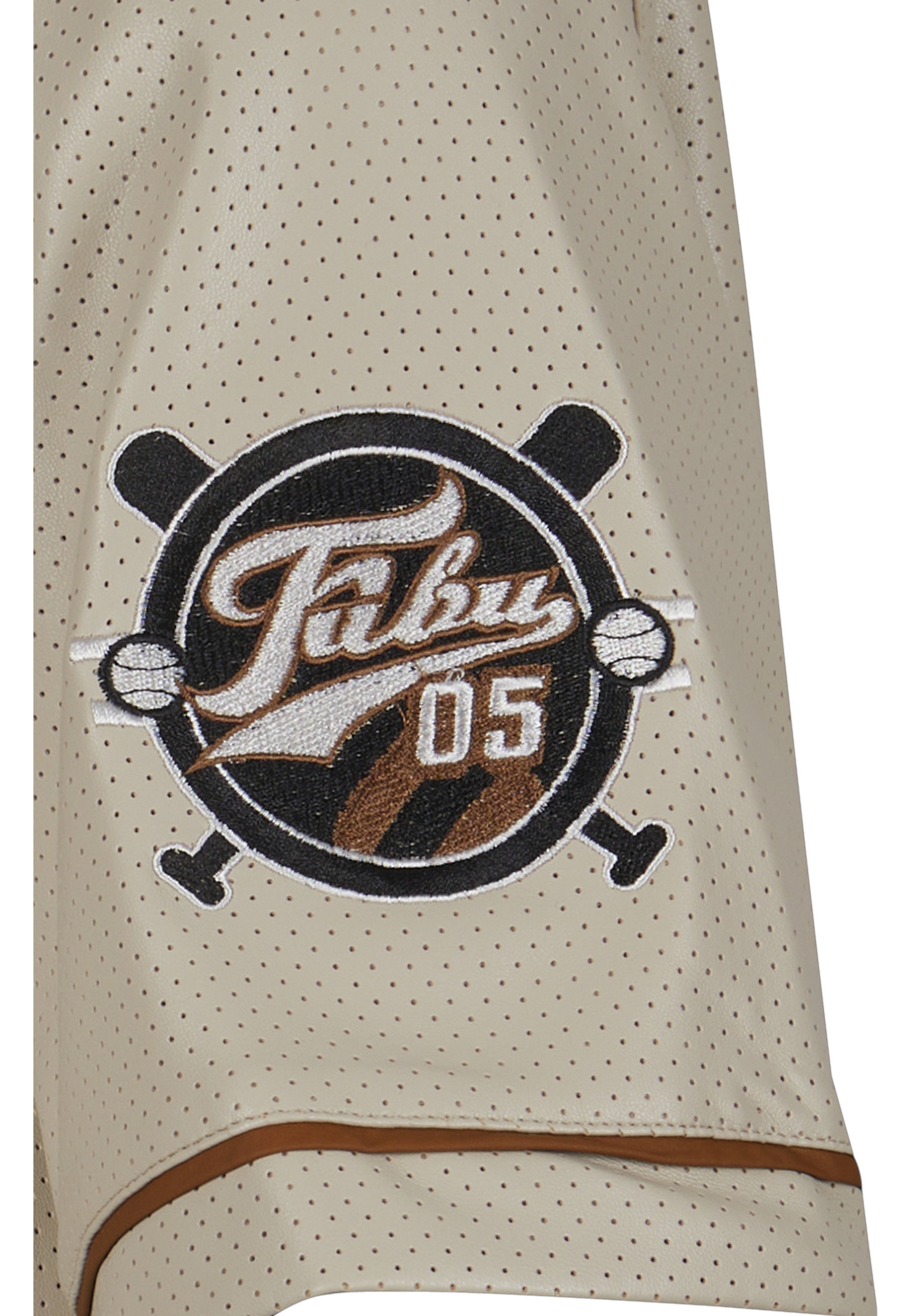 Fubu T-Shirt »Fubu Herren FM233-007-1 FUBU College Leather Baseball Jersey« 1 Stk.