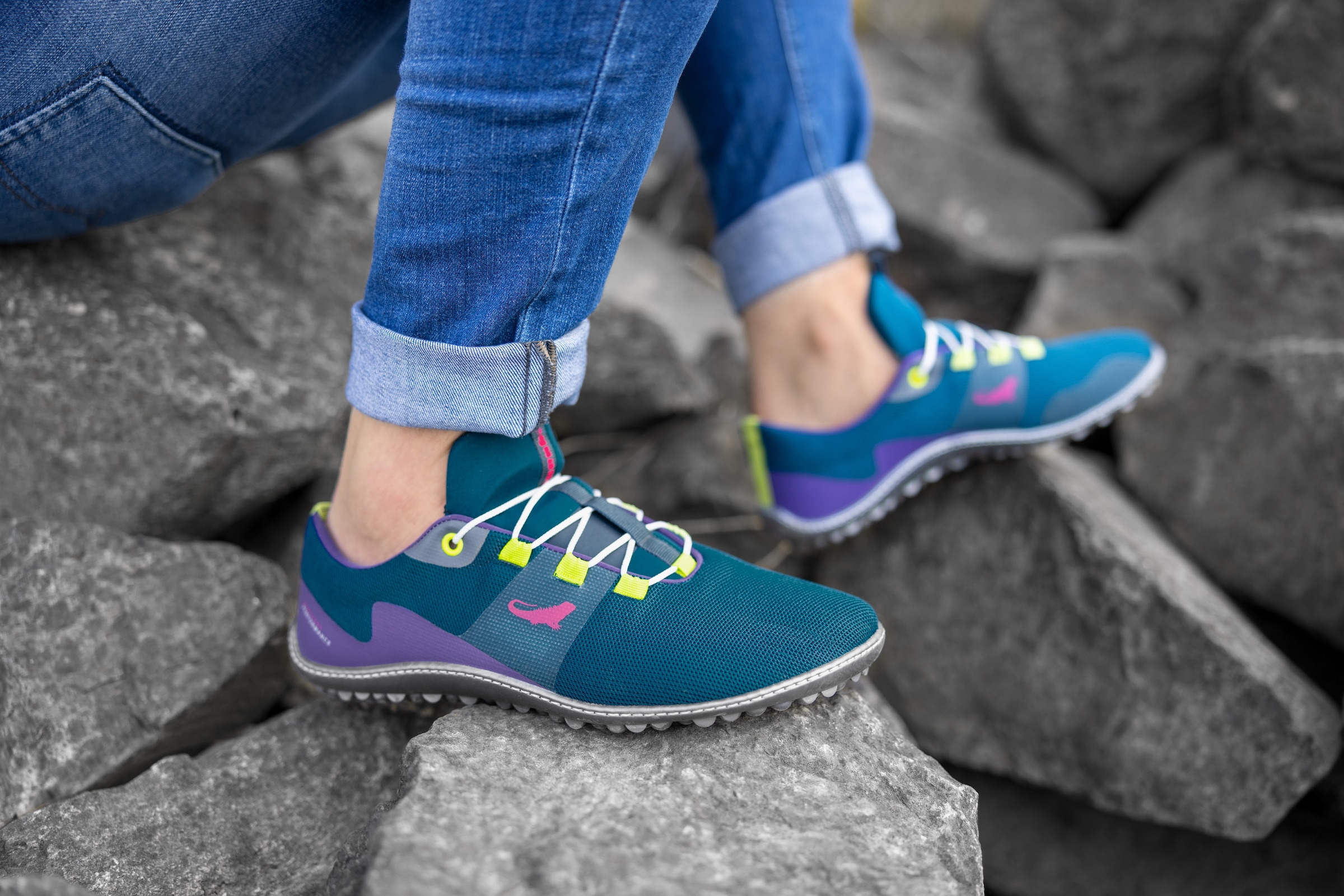 Leguano Barfußschuh »SPINWYN«, für Maschinenwäsche geeignet, Freizeitschuh, Halbschuh, Schnürschuh