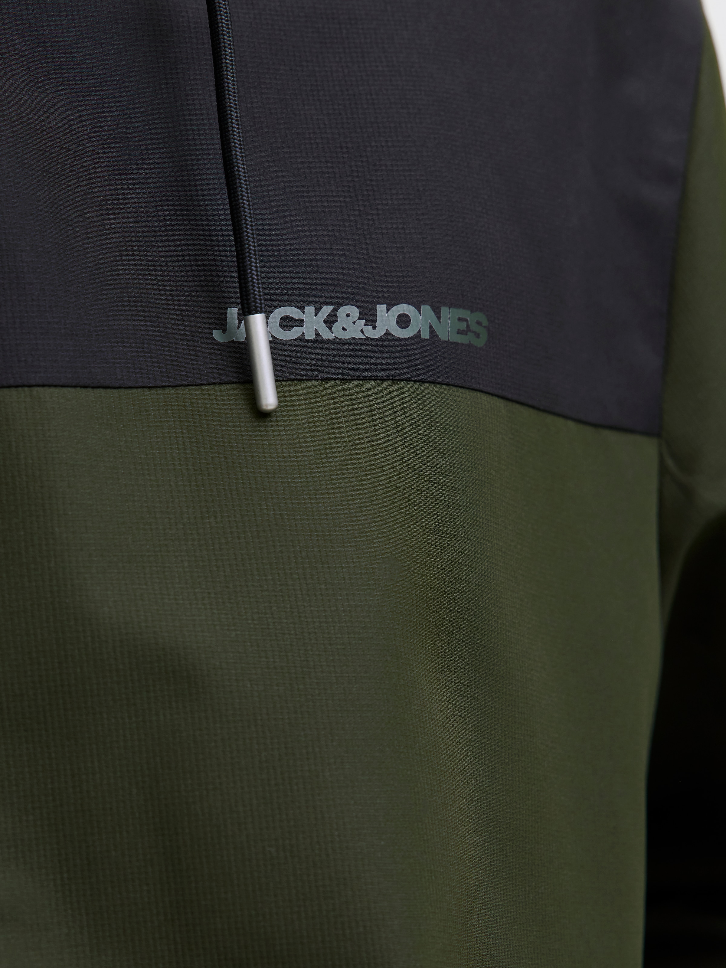 Jack & Jones Blouson »JJELEGACY LIGHT JACKET HOOD NOOS«, mit Kapuze, mit Logo Schriftzug