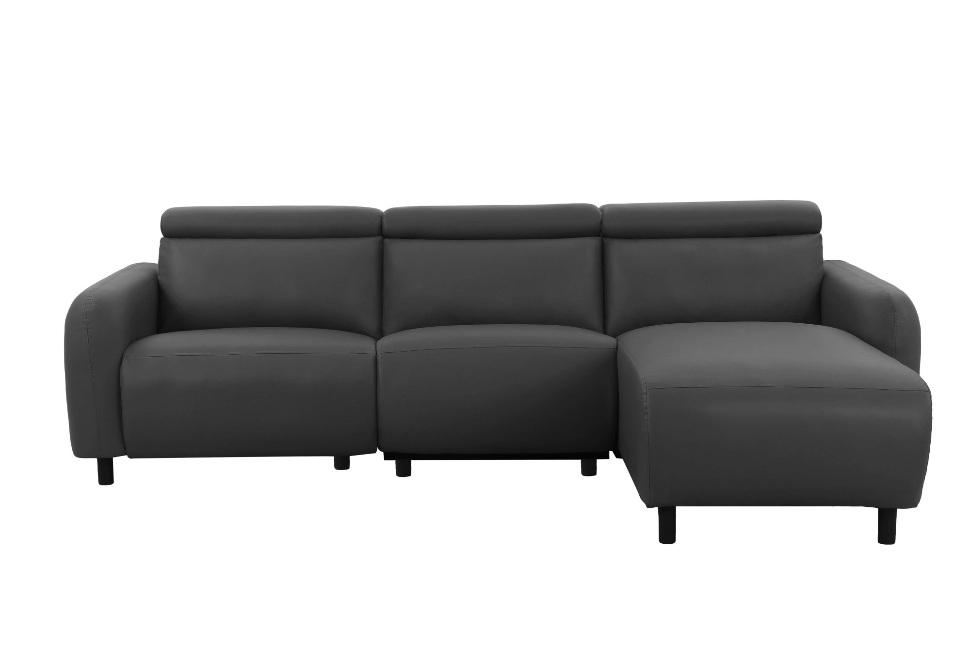 Home affaire Ecksofa "SKAANE Lederoptik, L-Form, 274 cm, manuelle/elektrisc günstig online kaufen