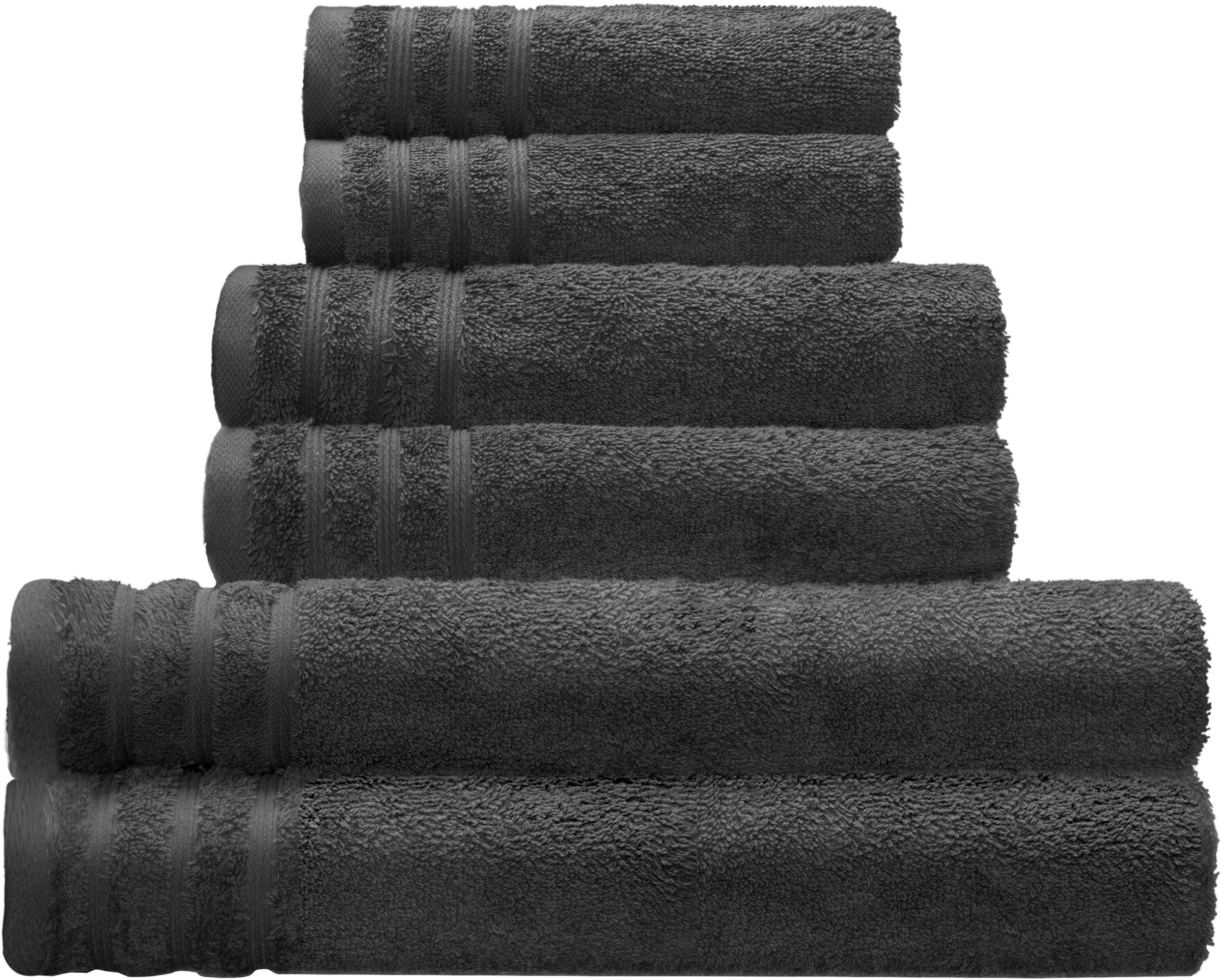 Kleine Wolke Handtücher "Royal, 1 Stück (50/100 cm)" Uni Farben, mit Bordür günstig online kaufen