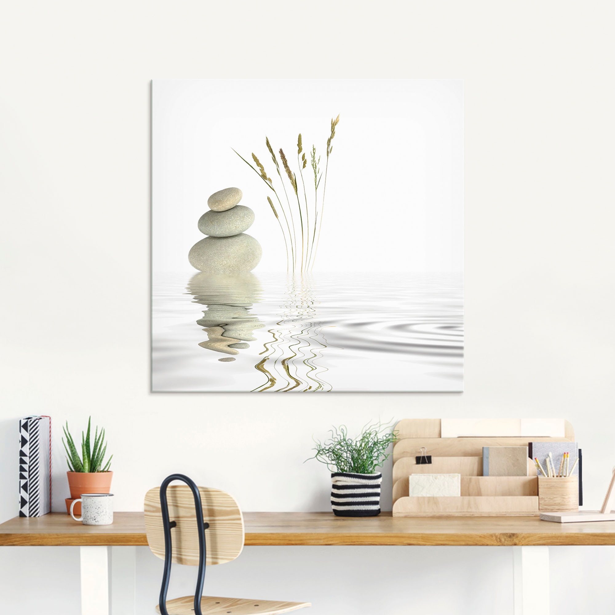 Artland Glasbild "Zen Friede" Zen 1 Stk. tlg. in verschiedenen Größen