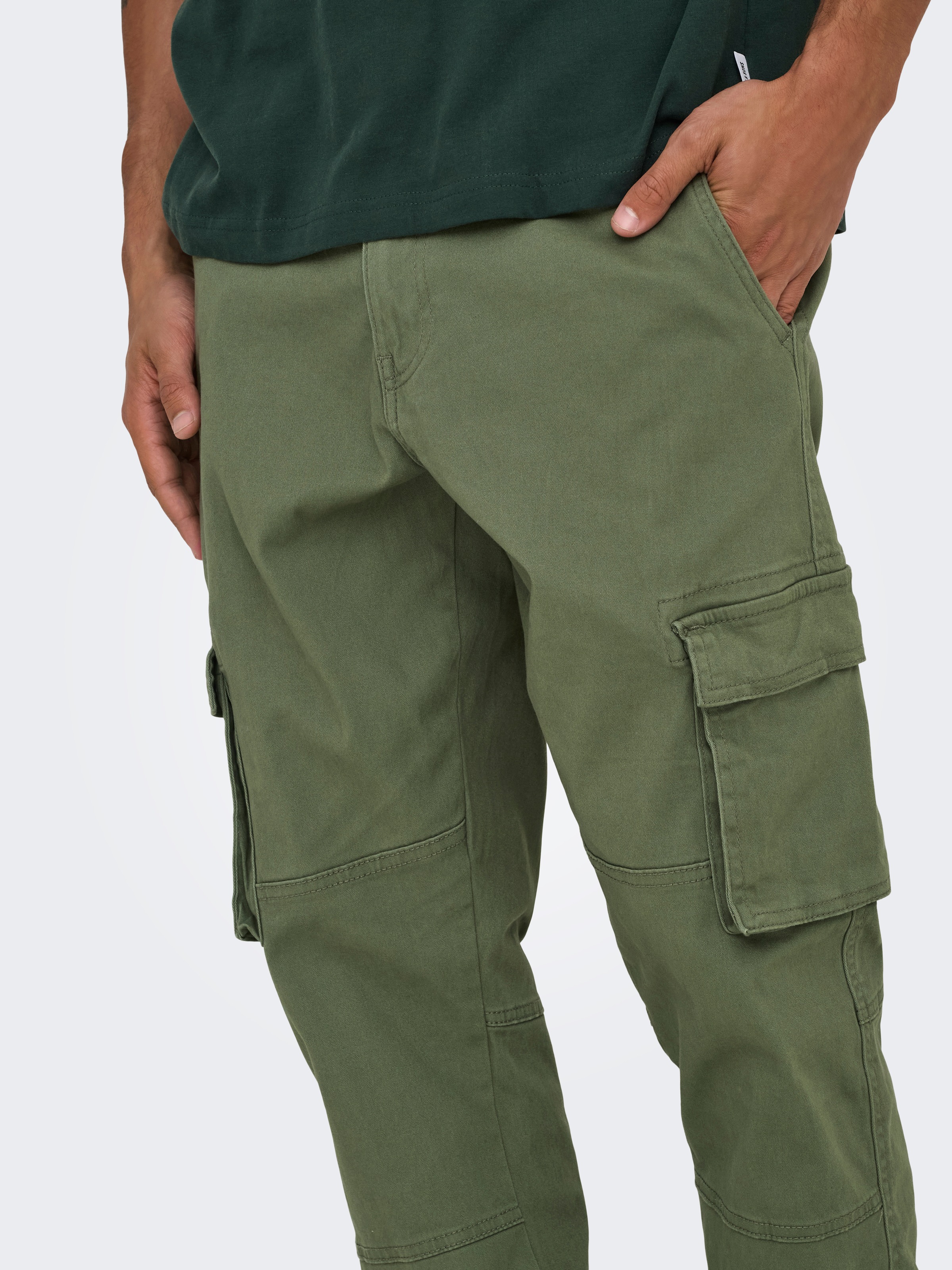 ONLY & SONS Cargohose "ONSCAM STAGE CARGO CUFF LIFE 6687 NOOS" günstig online kaufen