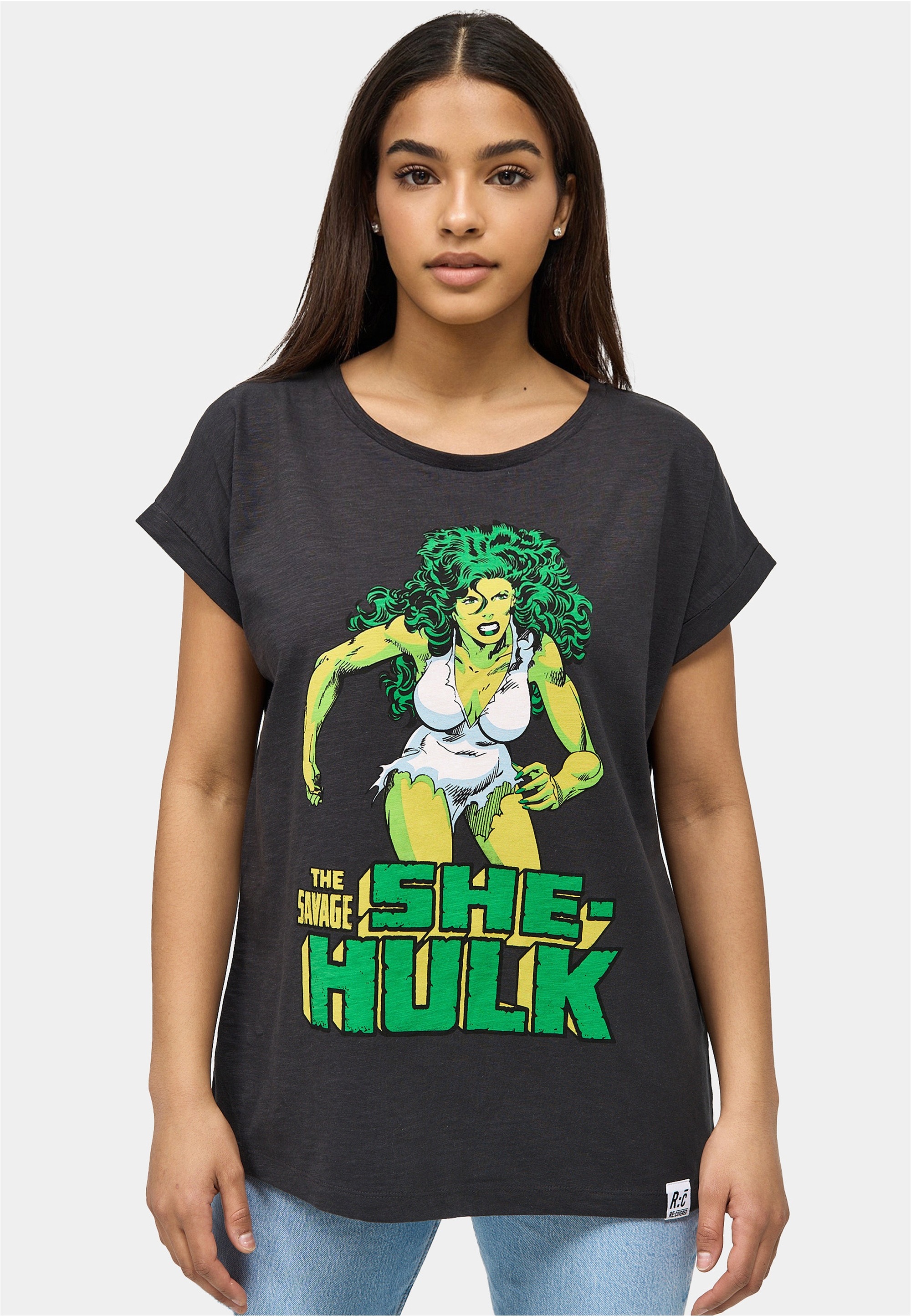 Recovered T-Shirt "She Hulk", im zeitlosen Design günstig online kaufen