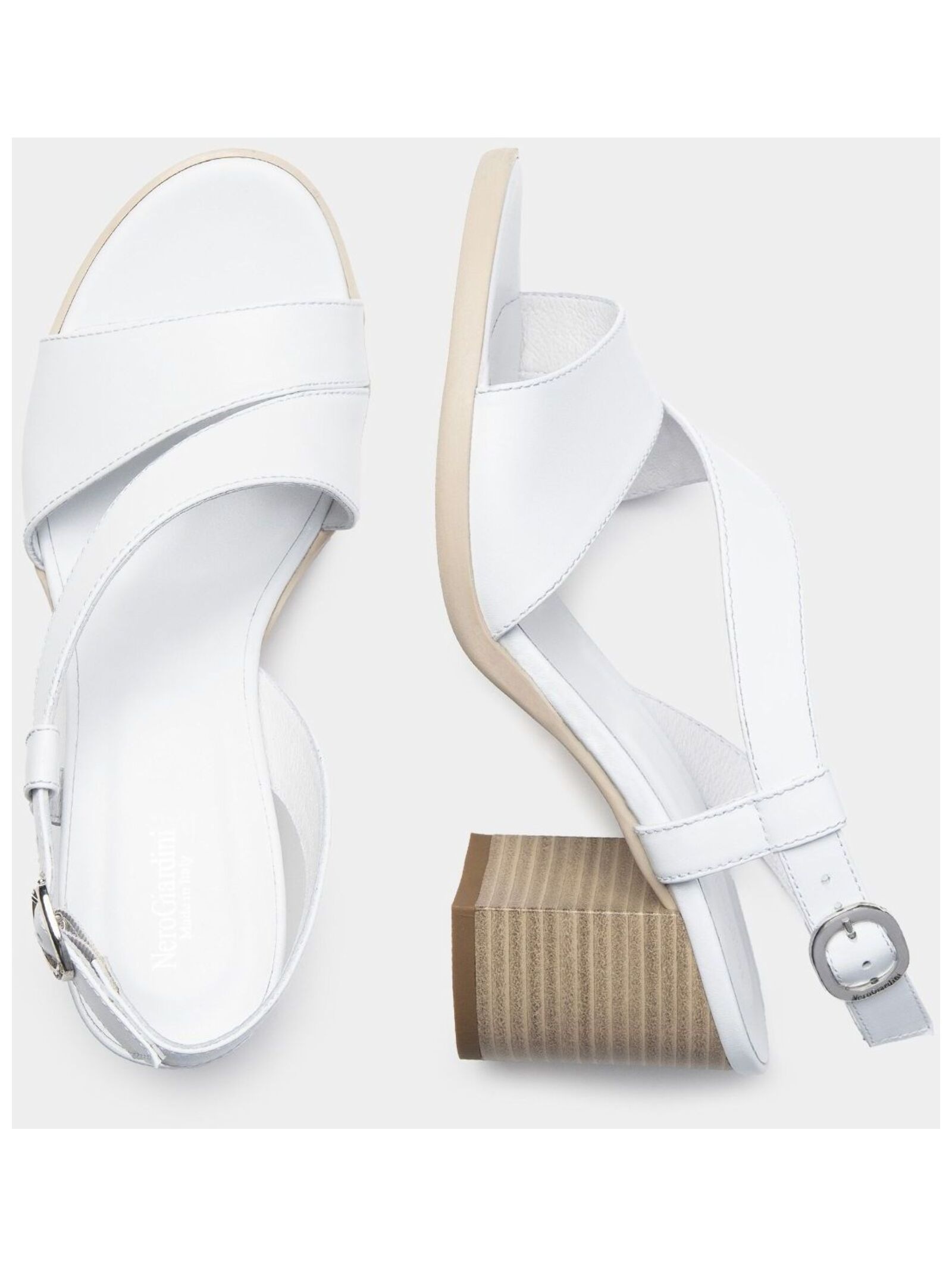 Nero Giardini High-Heel-Sandalette »Nero Giardini Sandalen Leder«