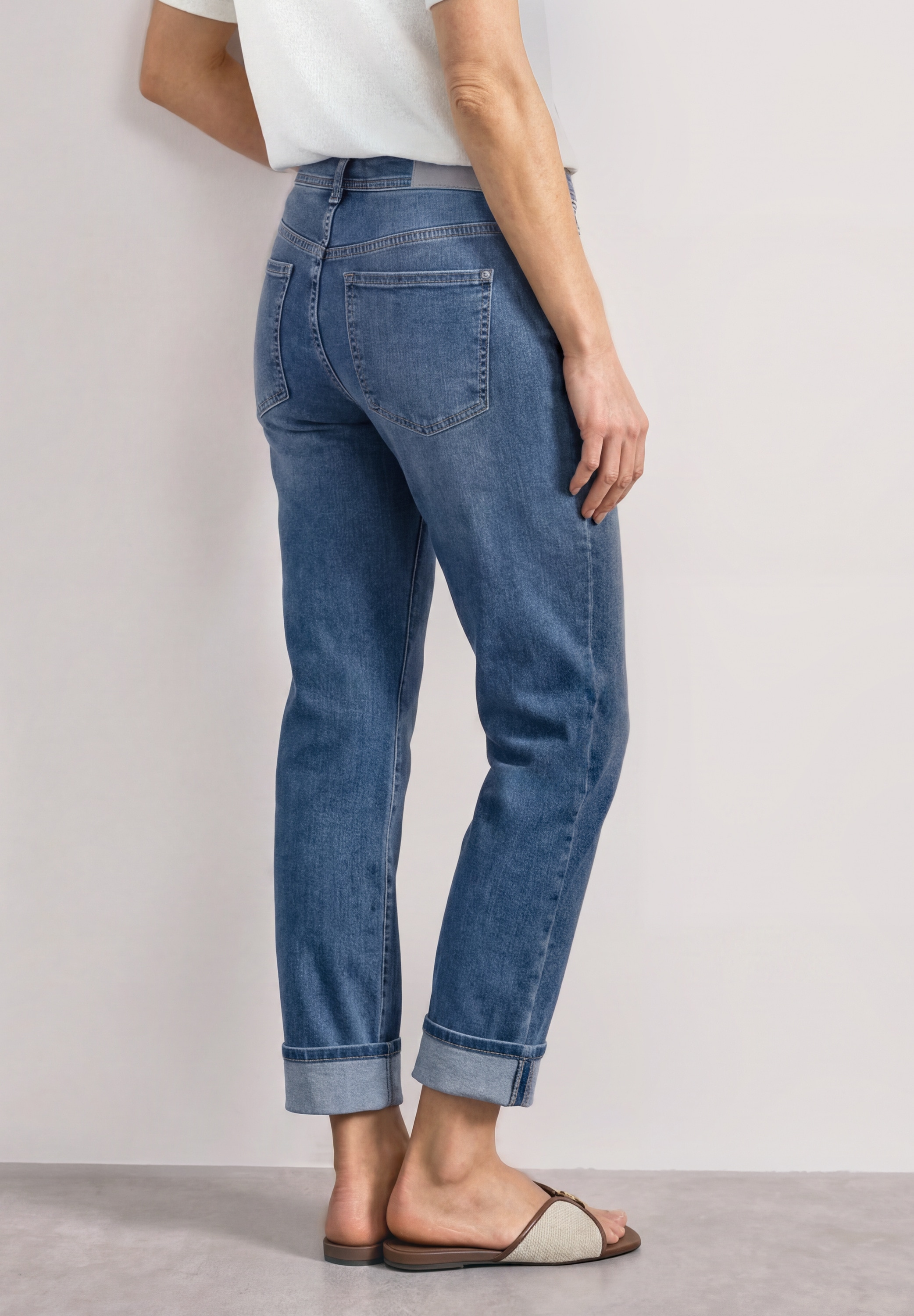 STREET ONE 5-Pocket-Jeans »Style Amalia« im Casual Fit mit Turn-Up