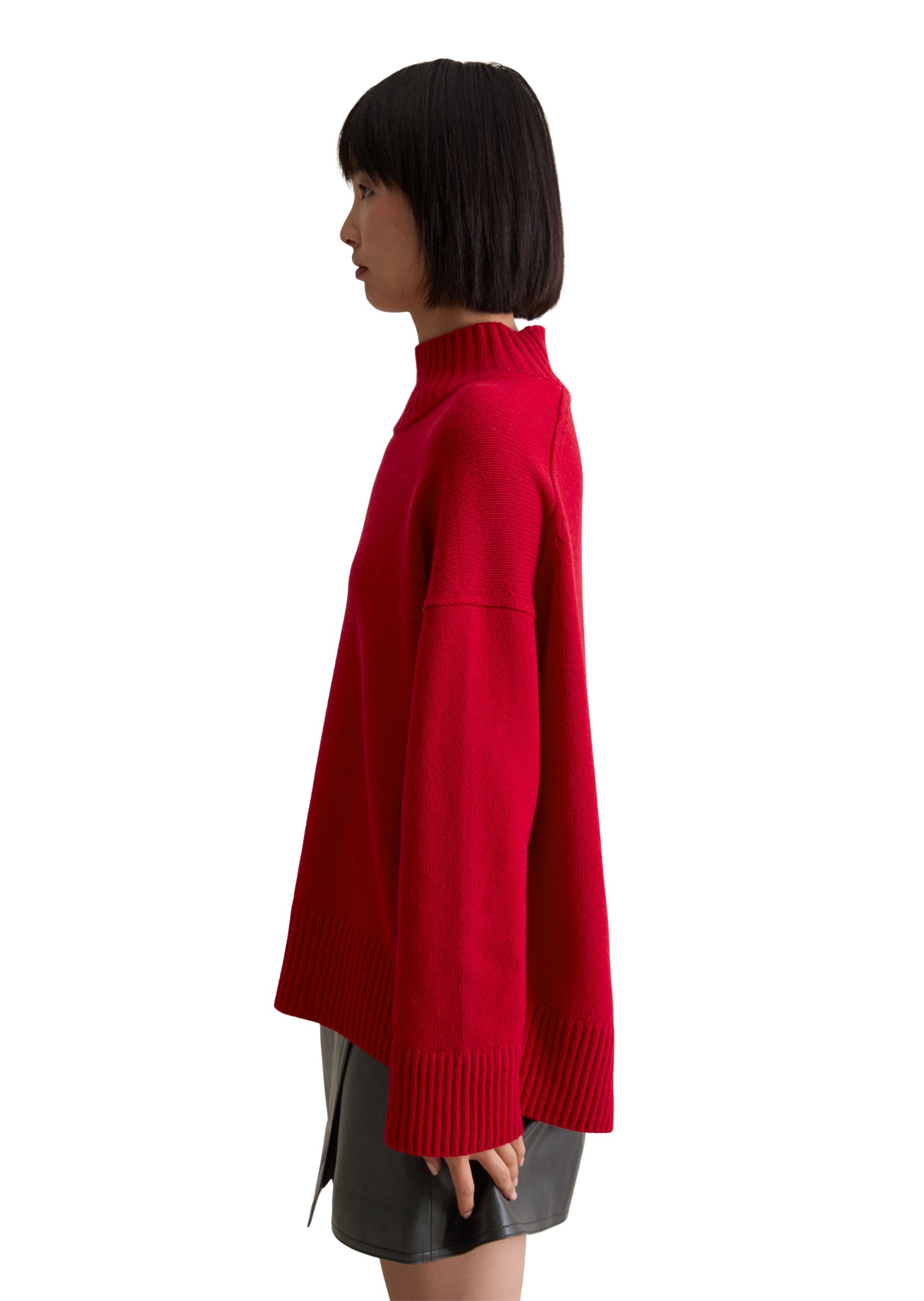 Marc OPolo DENIM Stehkragenpullover "aus softem Wolle-Mix" günstig online kaufen