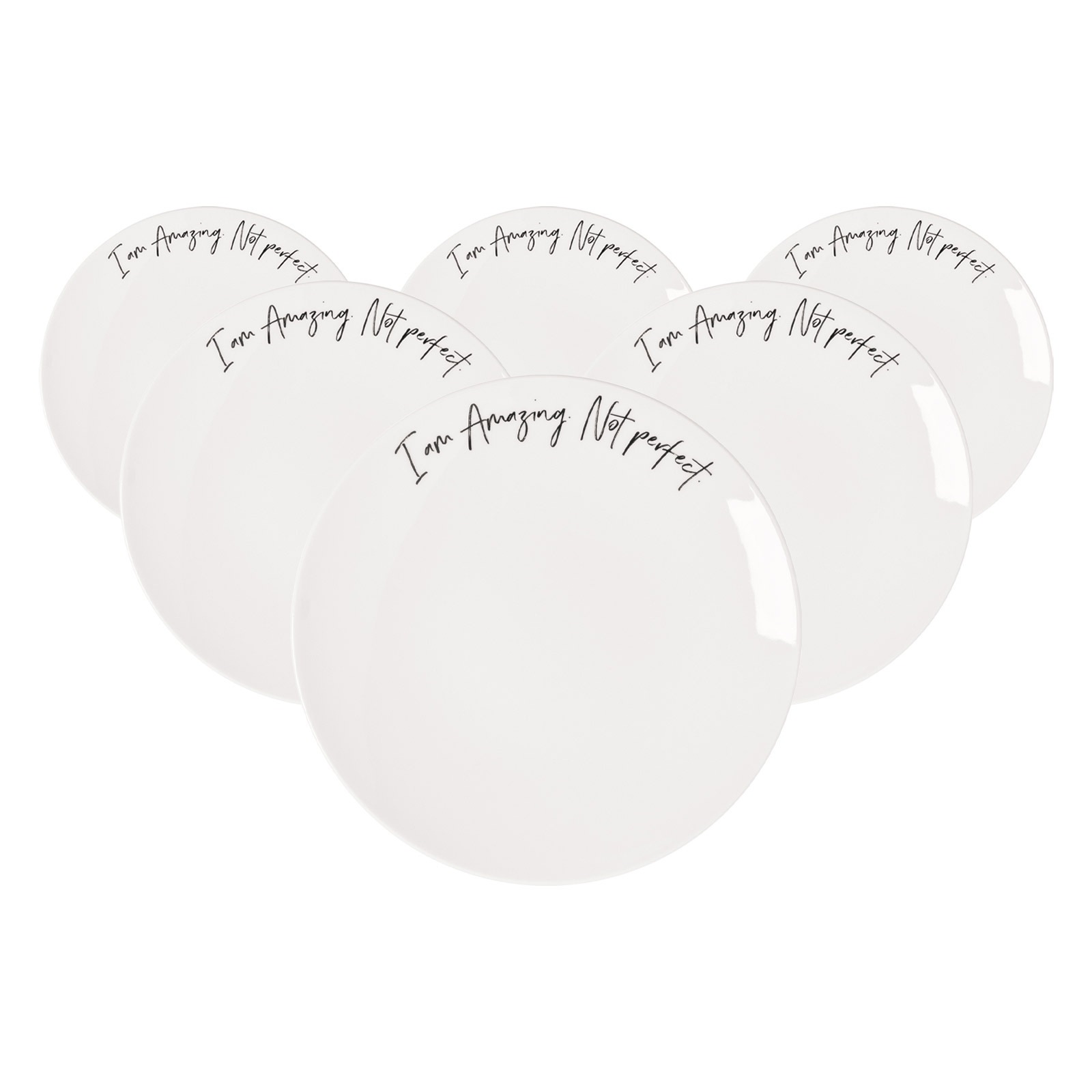 Villeroy & Boch Frühstücksteller "Frühstücksteller Amazing not perfect Statement ø 21,2 cm 6er Set weiß"