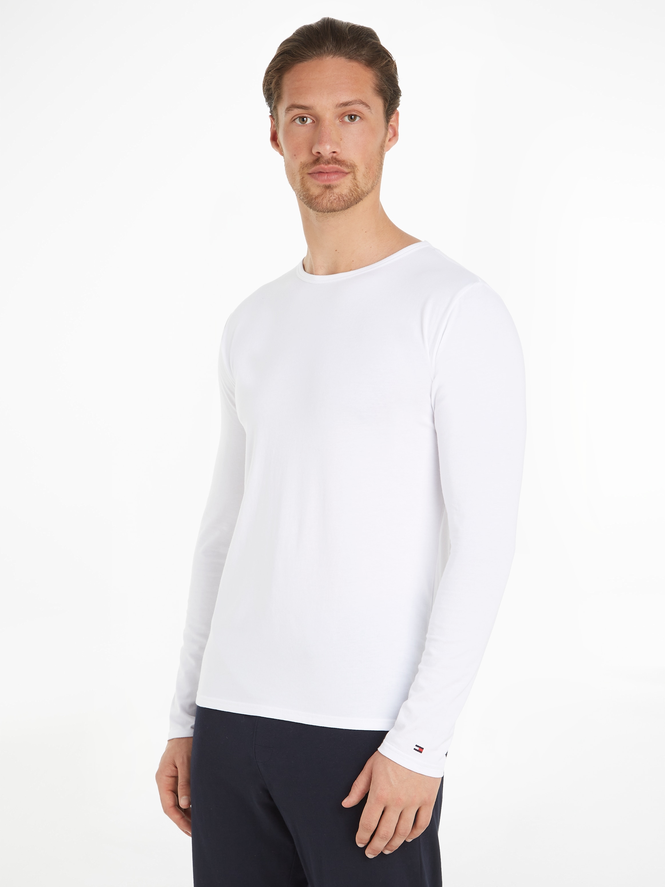 Tommy Hilfiger Underwear T-Shirt "3P LS Tee", mit Markenlabel günstig online kaufen