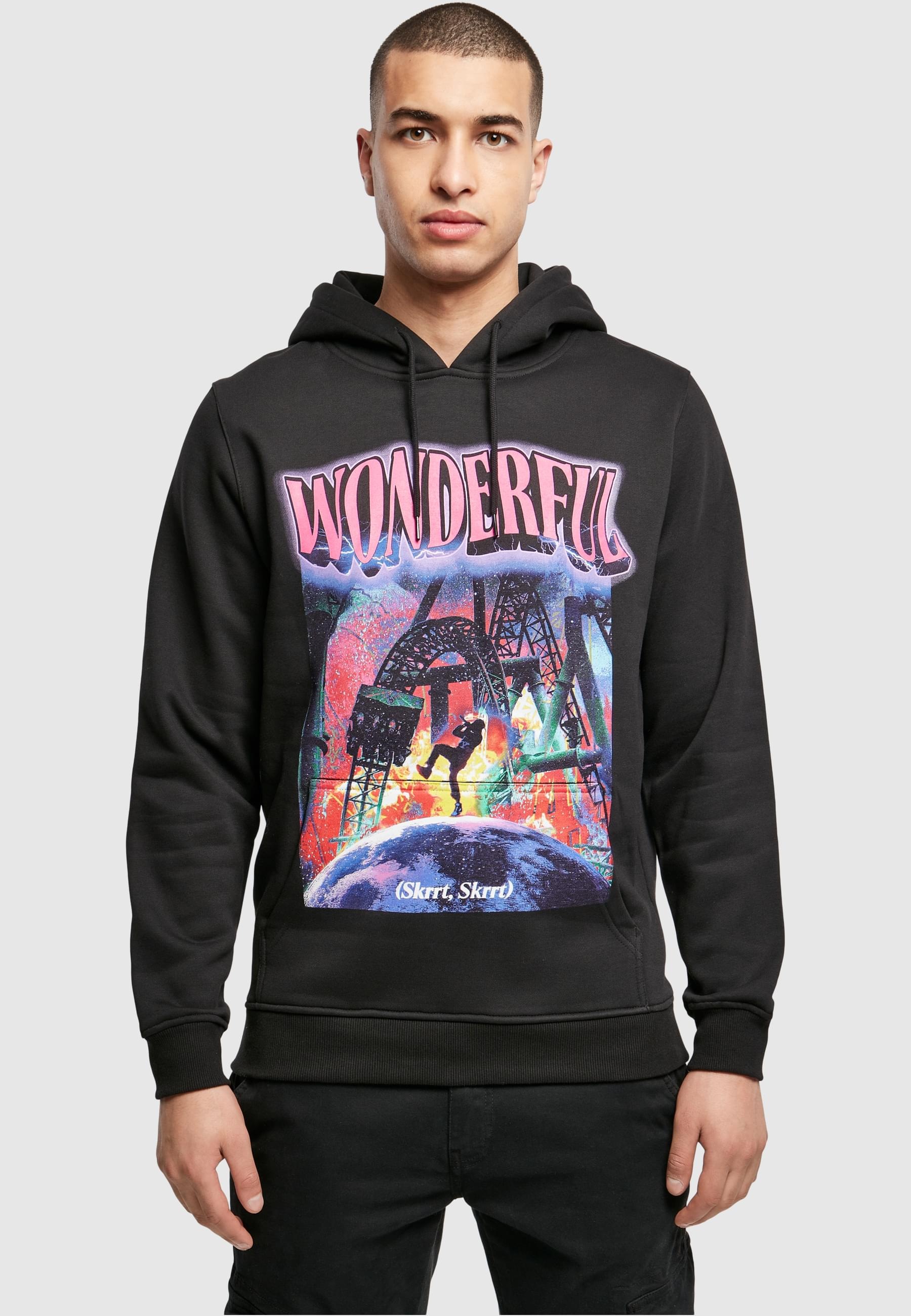 MisterTee Kapuzensweatshirt »MisterTee Herren Wonderful Hoody«, (1 tlg.)