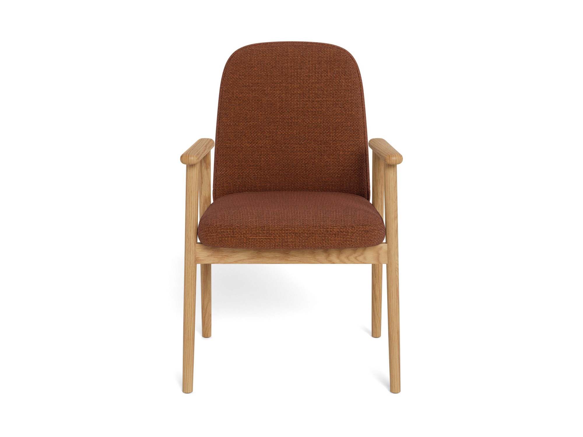 ACTONA GROUP Esszimmerstuhl »Polsterstuhl« () 2 Stk.Stuhl mit Armlehnen, terracotta, Verpackungseinheit 2