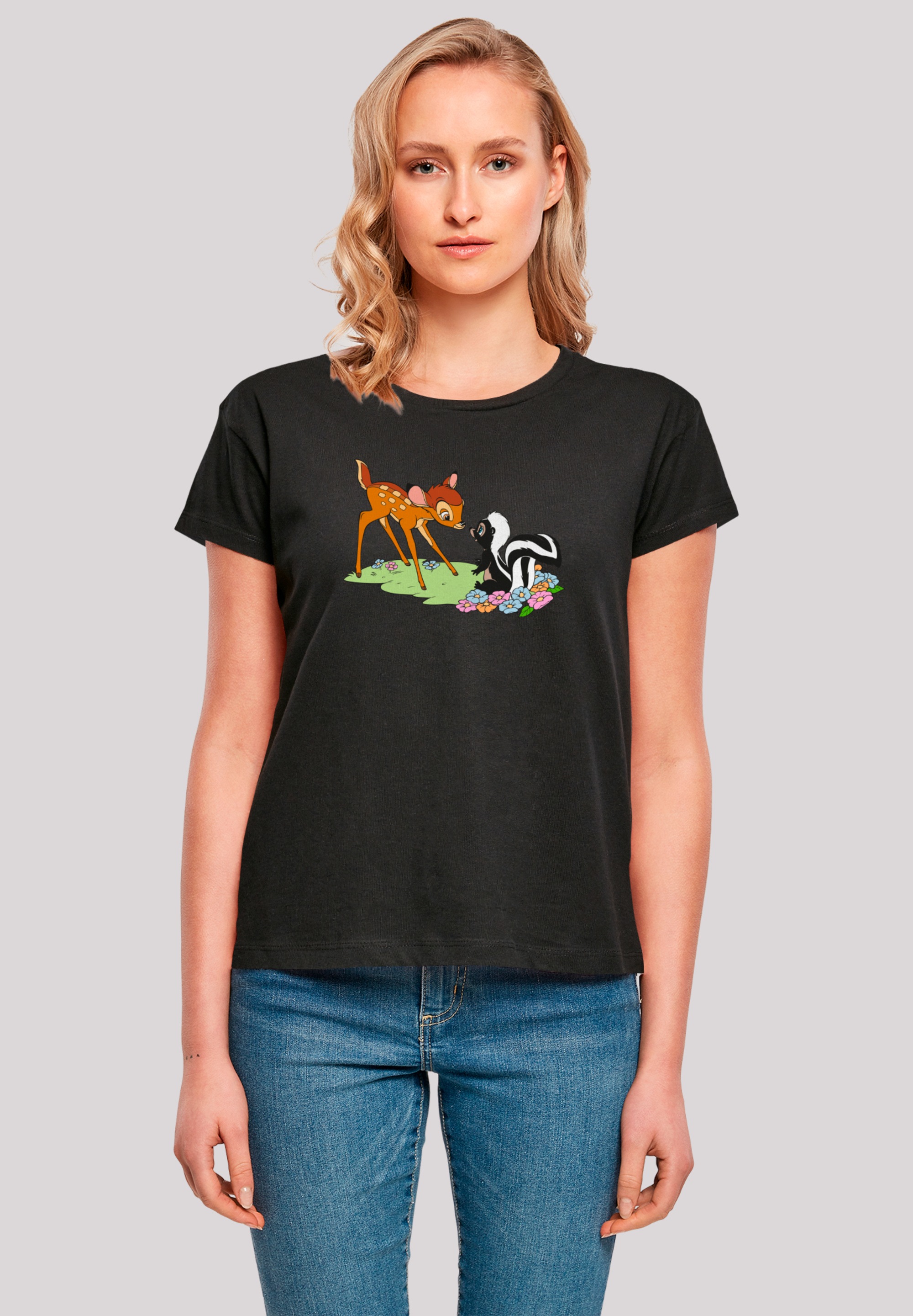 F4NT4STIC T-Shirt "Disney Bambi Disney Bambi & Flower", Premium Qualität günstig online kaufen