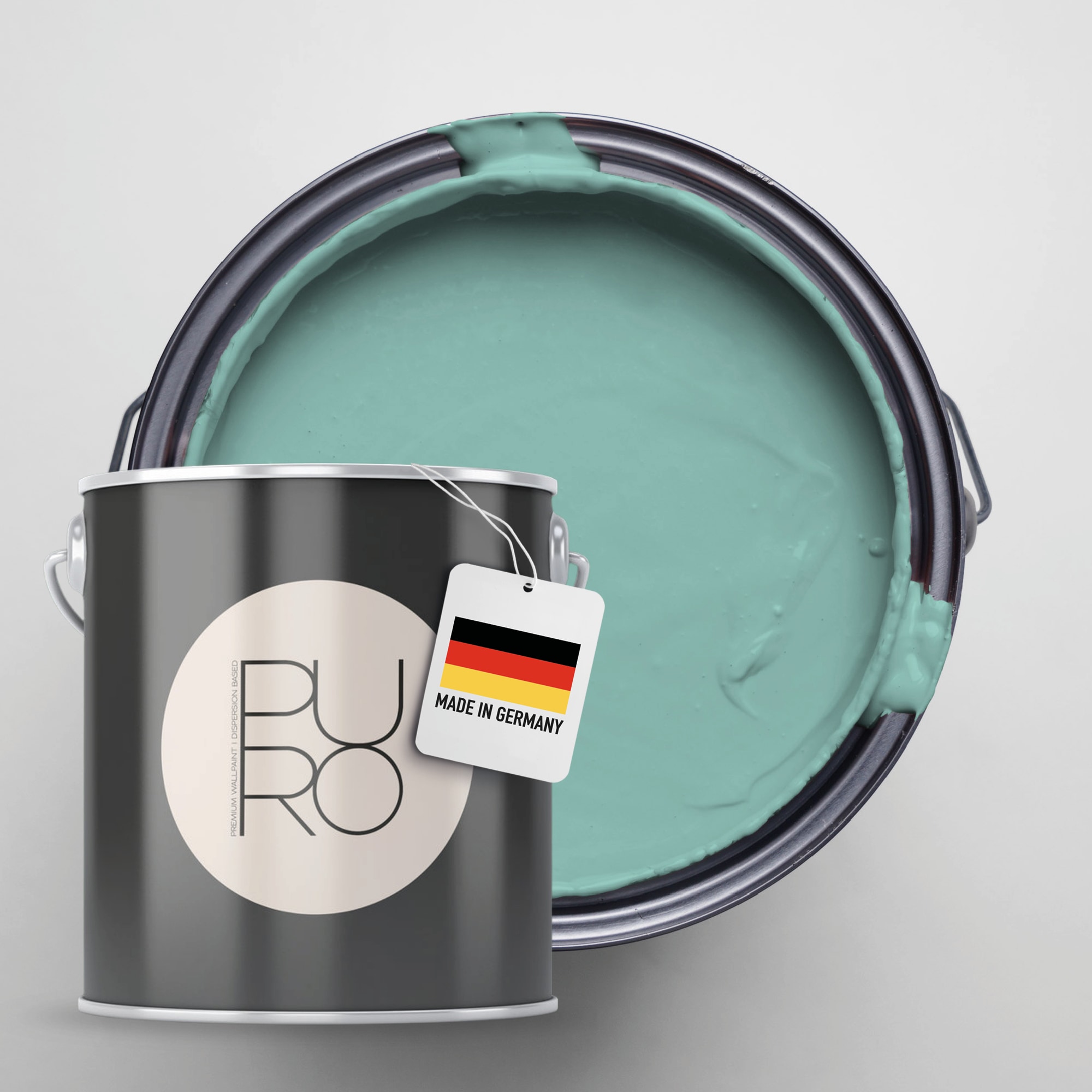 A.S. Création Wandfarbe "Premium Innenwandfarbe PURO Tuchmatt emerald green" ideal für Wohnzimmer, Schlafzimmer, Flur und Küche, Farbwelt Grün