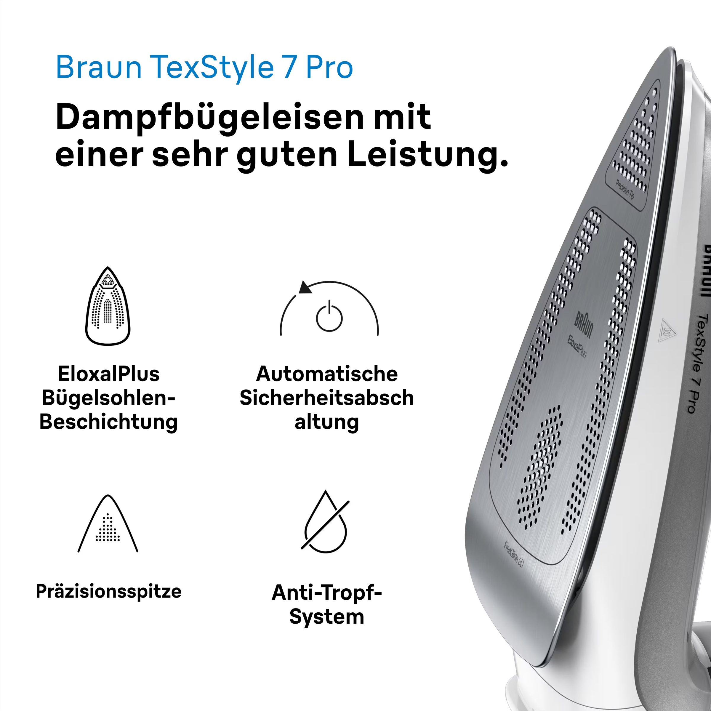 Braun Dampfbügeleisen »TexStyle SI 7149 WB«, 2900 W