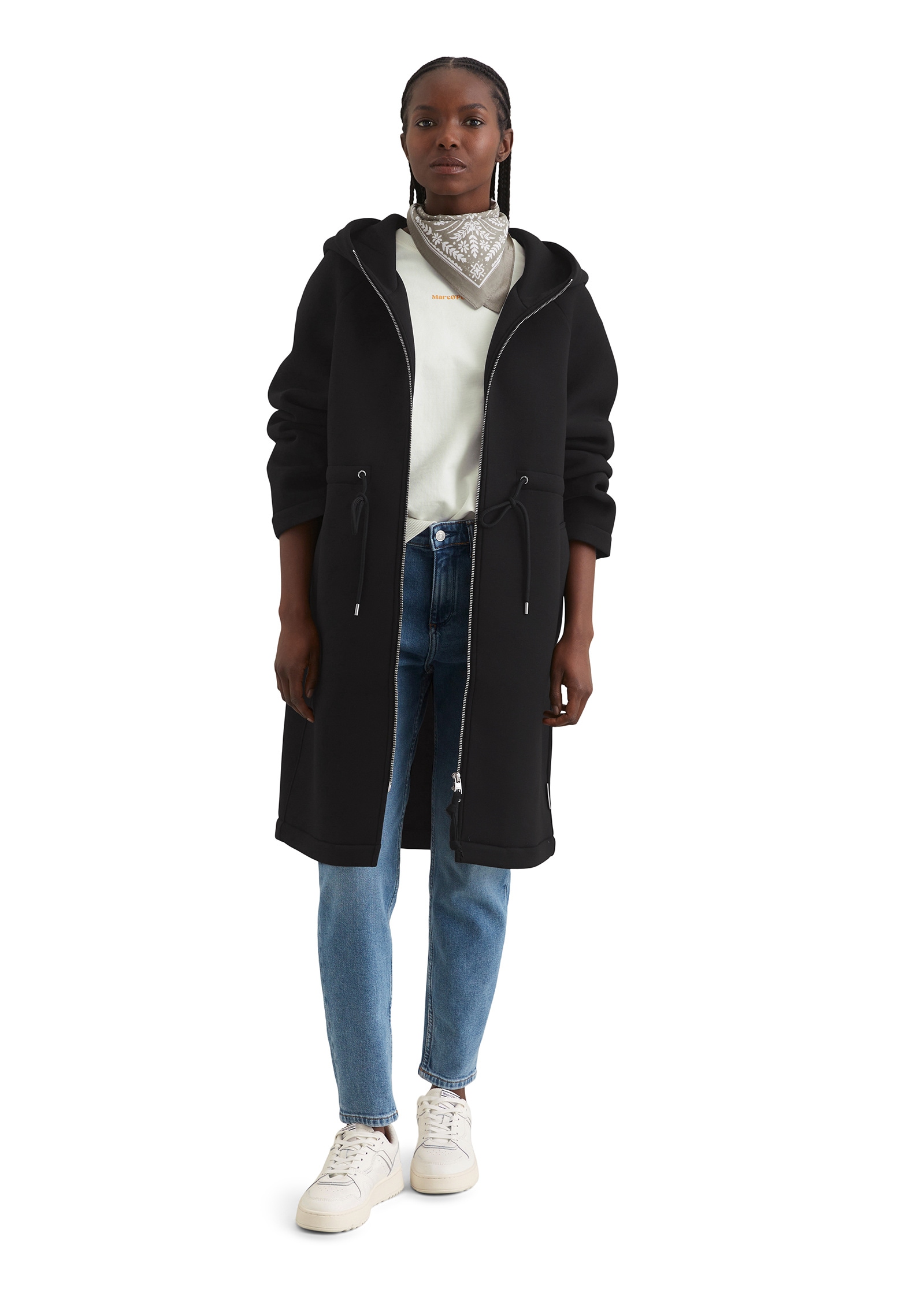 Marc O'Polo DENIM Jerseymantel »mit recyceltem Polyester«